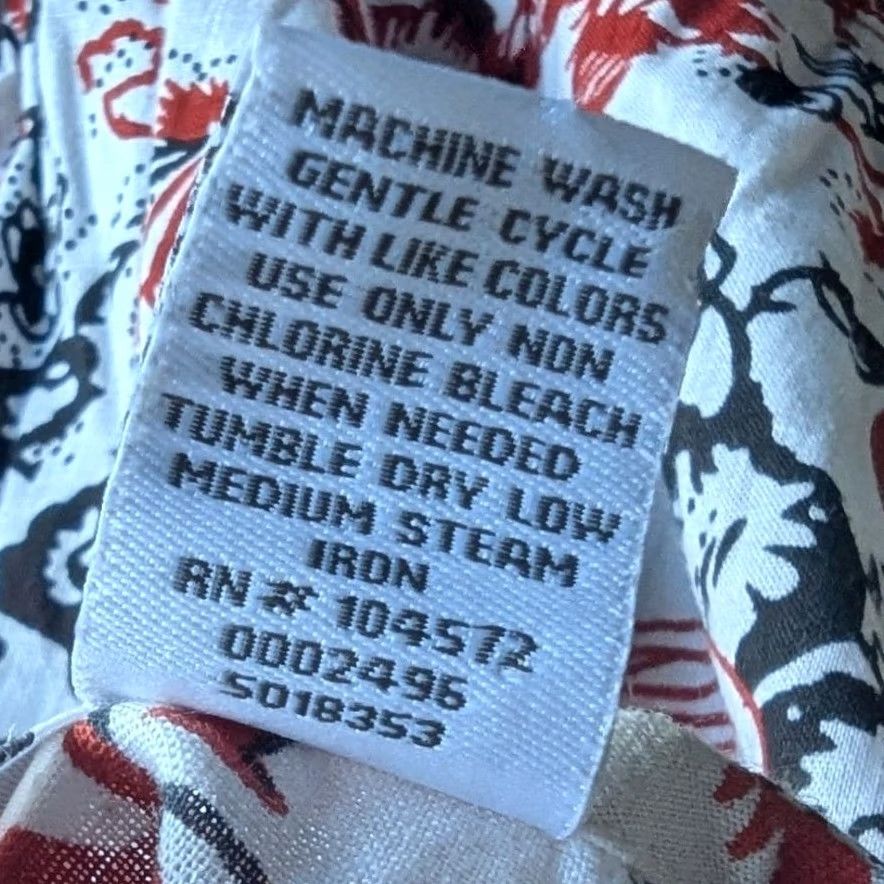 Vintage Willow Ridge Floral Print Maxi Dress Sleeveless White Black Red 2XL Bohemian Handkerchief Hem Casual Womens Size XXL / US 16-18 / IT 52-54 - 5 Thumbnail