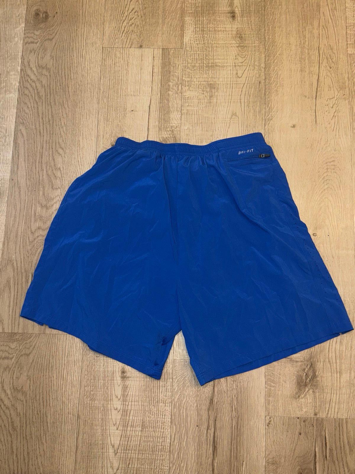 Nike Nike Running DriFit Blue Shorts Men’s L Rare Y2K ACG 90s 7” Size US 34 / EU 50 - 5 Thumbnail