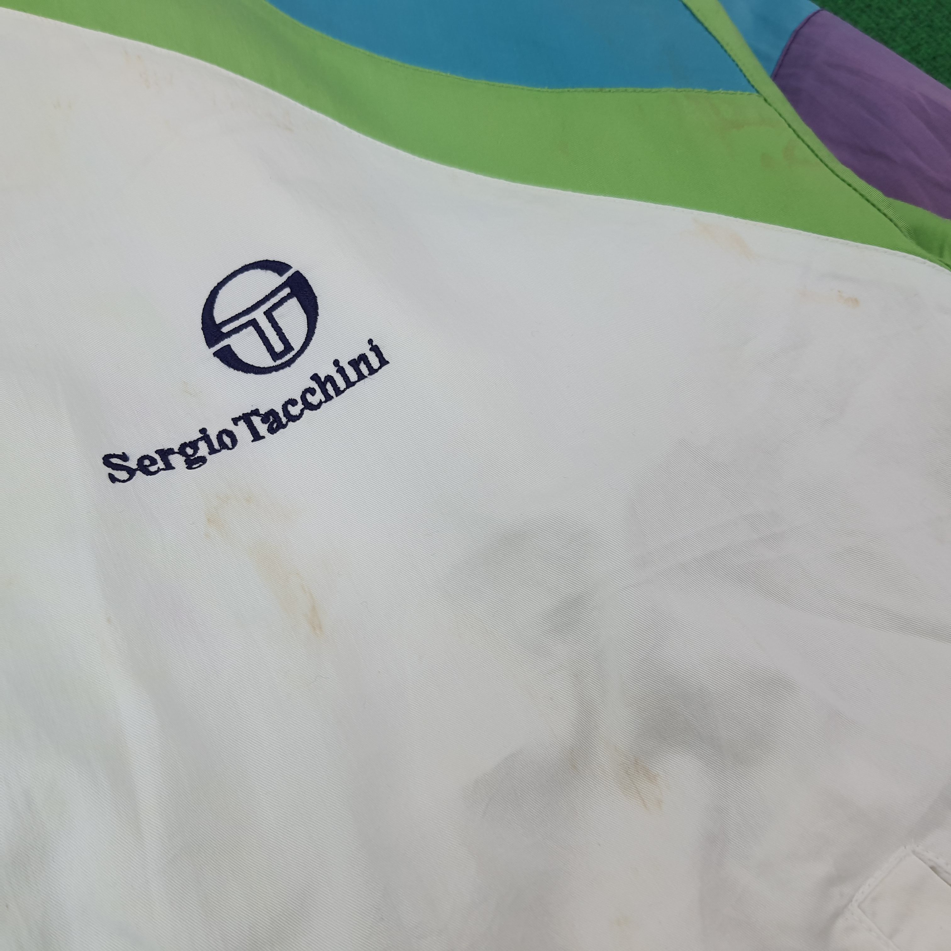 Sergio Tacchini × Vintage Vintage Sergio Tacchini Zipper Jacket Size US L / EU 52-54 / 3 - 2 Thumbnail