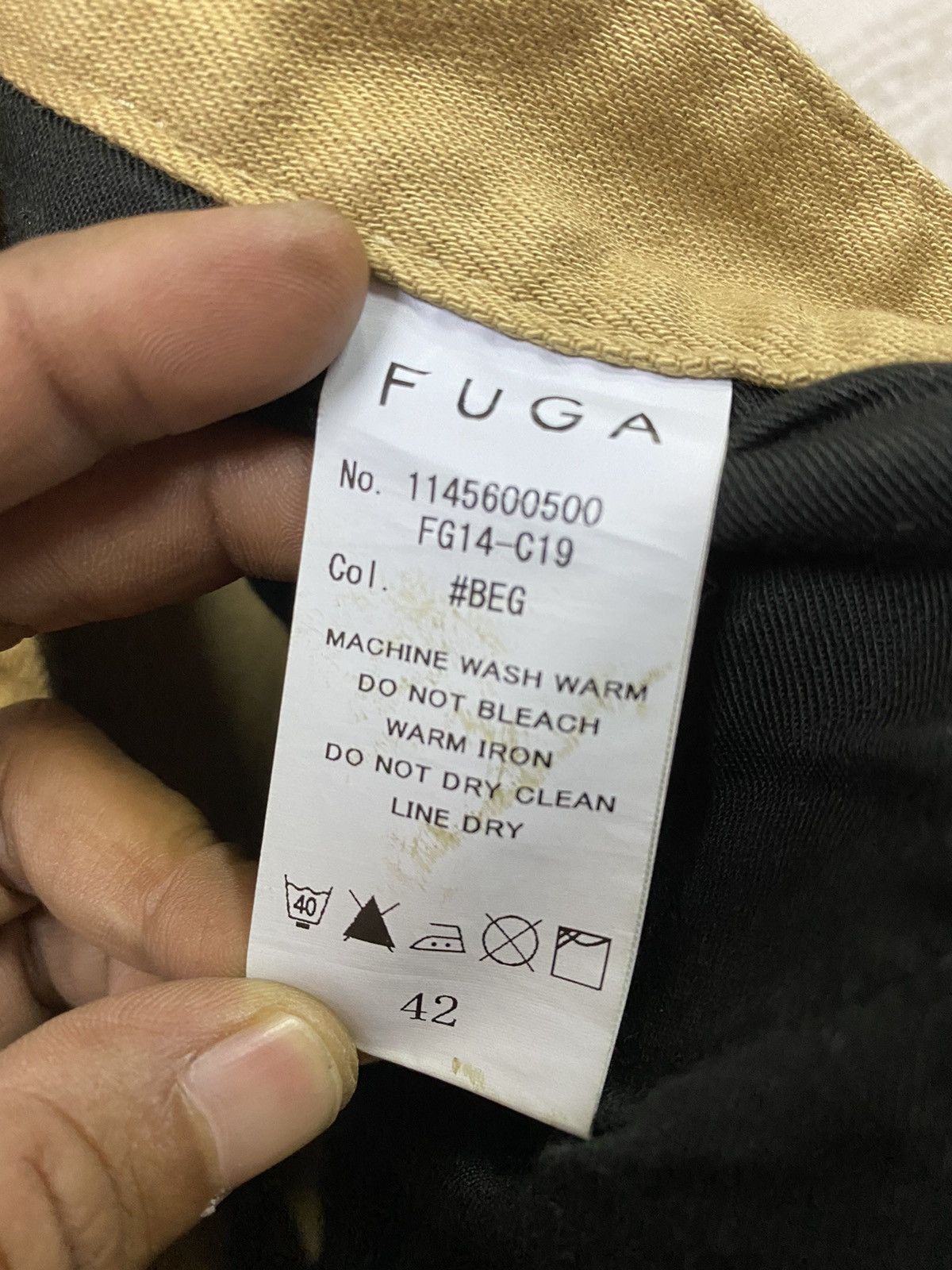 GOSTAR DE FUGA × If Six Was Nine × Japanese Brand Japanese Brand Fuga Denim Size US 29 - 9 Thumbnail