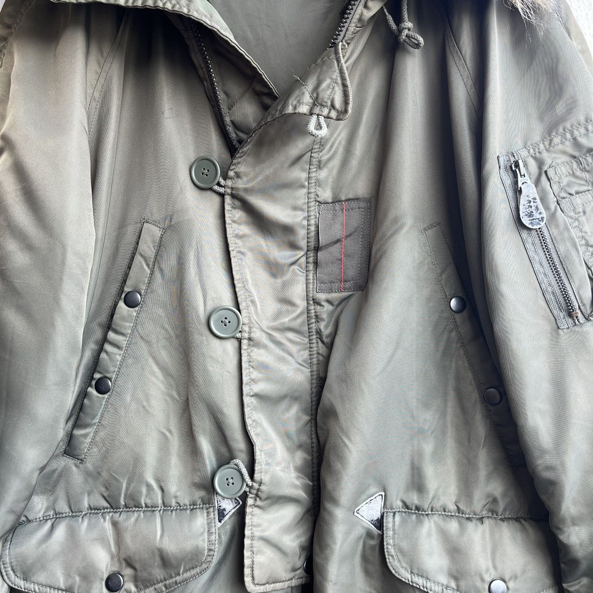 Alpha Industries × Avirex VINTAGE AVIREX ALPHA INDUSTRIES N-3B FLIGHT BOMBER JACKET Size US L / EU 52-54 / 3 - 9 Thumbnail