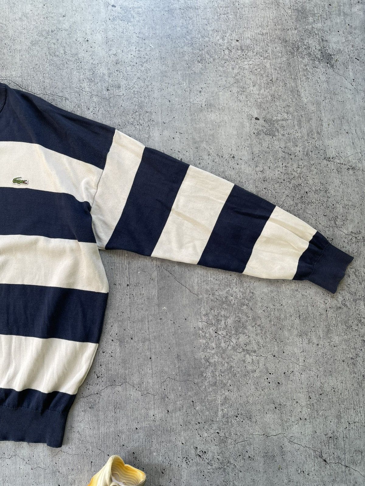 Lacoste Vintage Mens Lacoste Sweatshirt striped luxury rare sweater Size US XL / EU 56 / 4 - 5 Thumbnail