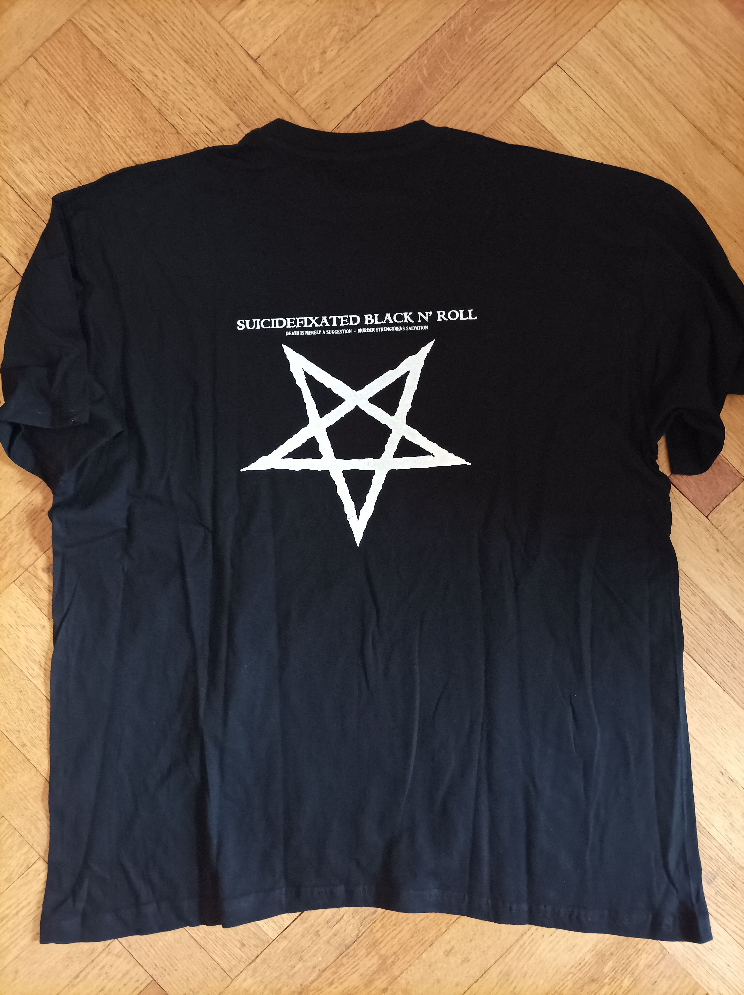 Vintage Shining Black Rock n Roll. Vintage Size US XL / EU 56 / 4 - 2 Thumbnail