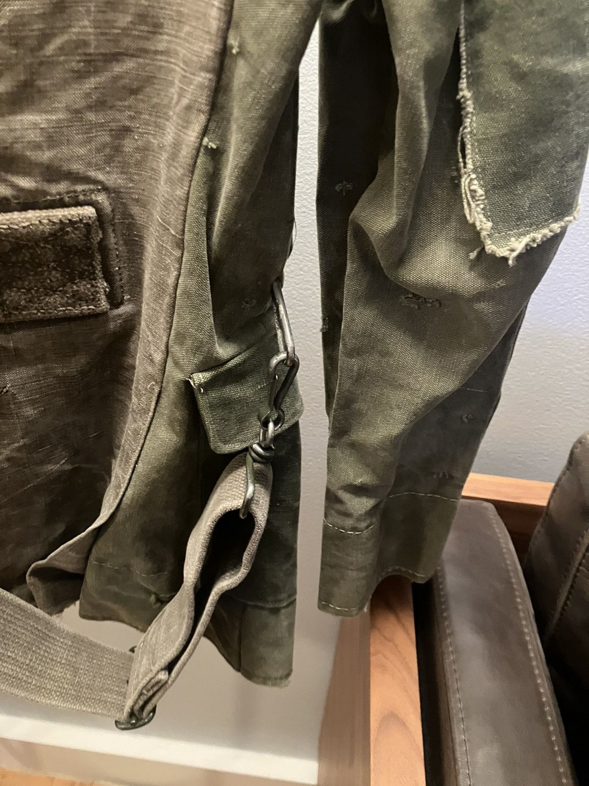 Greg Lauren Greg Lauren Vintage Military Tent Jacket Size 48R - 6 Thumbnail