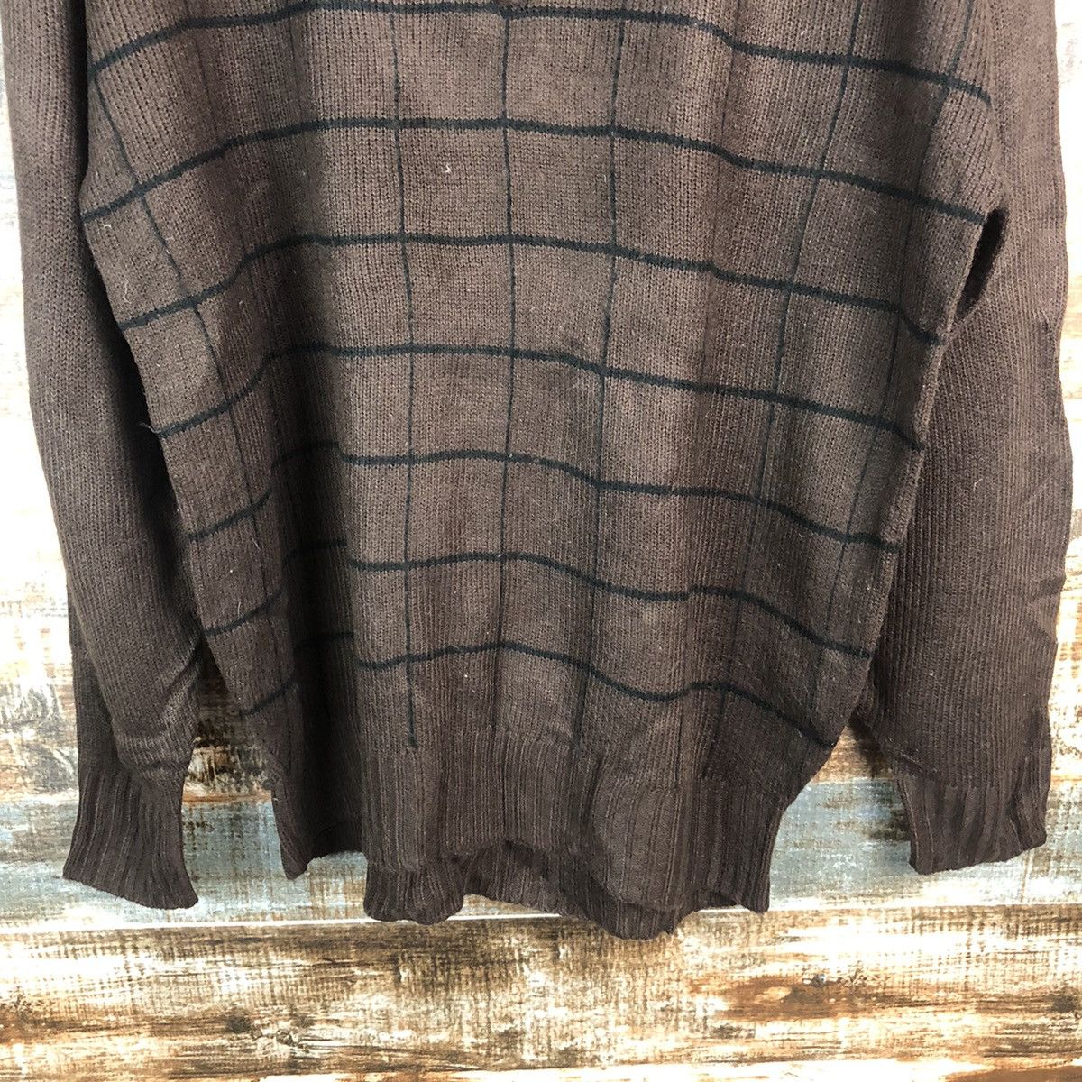 Japanese Brand × Vintage British Horse Ridding checkered vintage Sweatshirt #A1784 Size US L / EU 52-54 / 3 - 6 Thumbnail