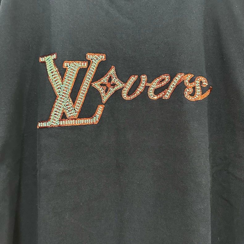 Louis Vuitton Louis Vuitton Fei Dong co-branded glitter logo short sleev Size US XXL / EU 58 / 5 - 3 Thumbnail