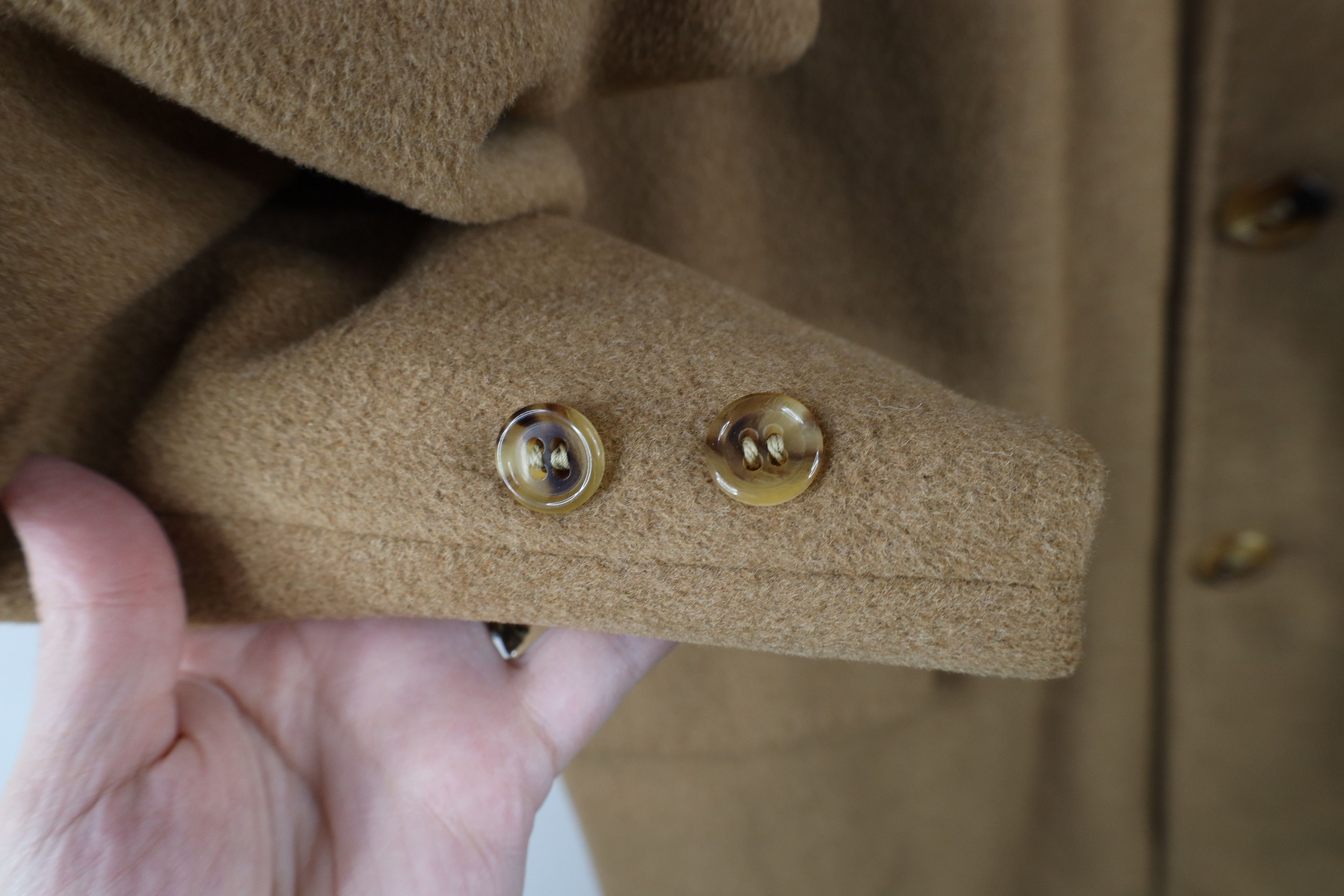 Vintage Vintage 70s Streetwear Alpacuna Overcoat Jacket Beige USA Size US L / EU 52-54 / 3 - 5 Thumbnail
