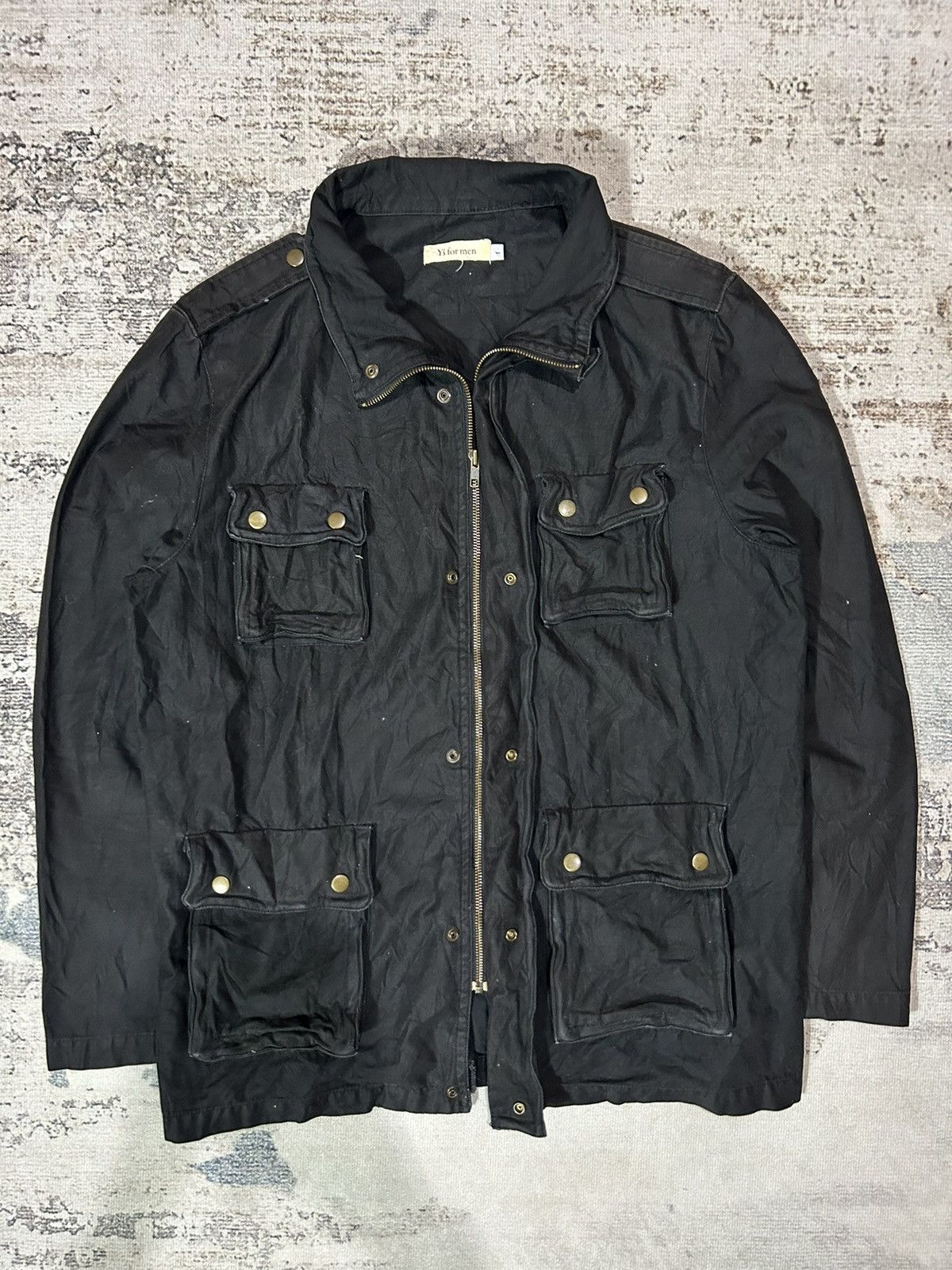 ジャケット・アウター Y's for men Cotton Military Jacket Black Y's for men Cotton Military Jacket Black 【公式通販】