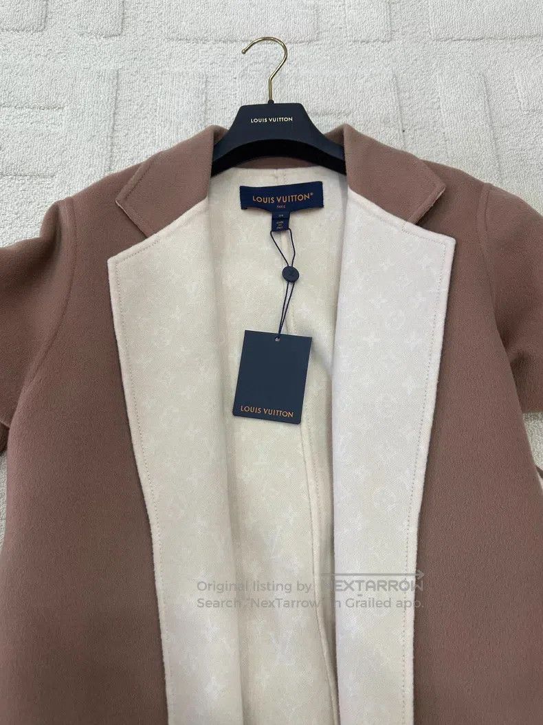 Louis Vuitton Louis Vuitton Wool Long Sleeve Coat Size XXS / US 00 / IT 34 - 3 Thumbnail