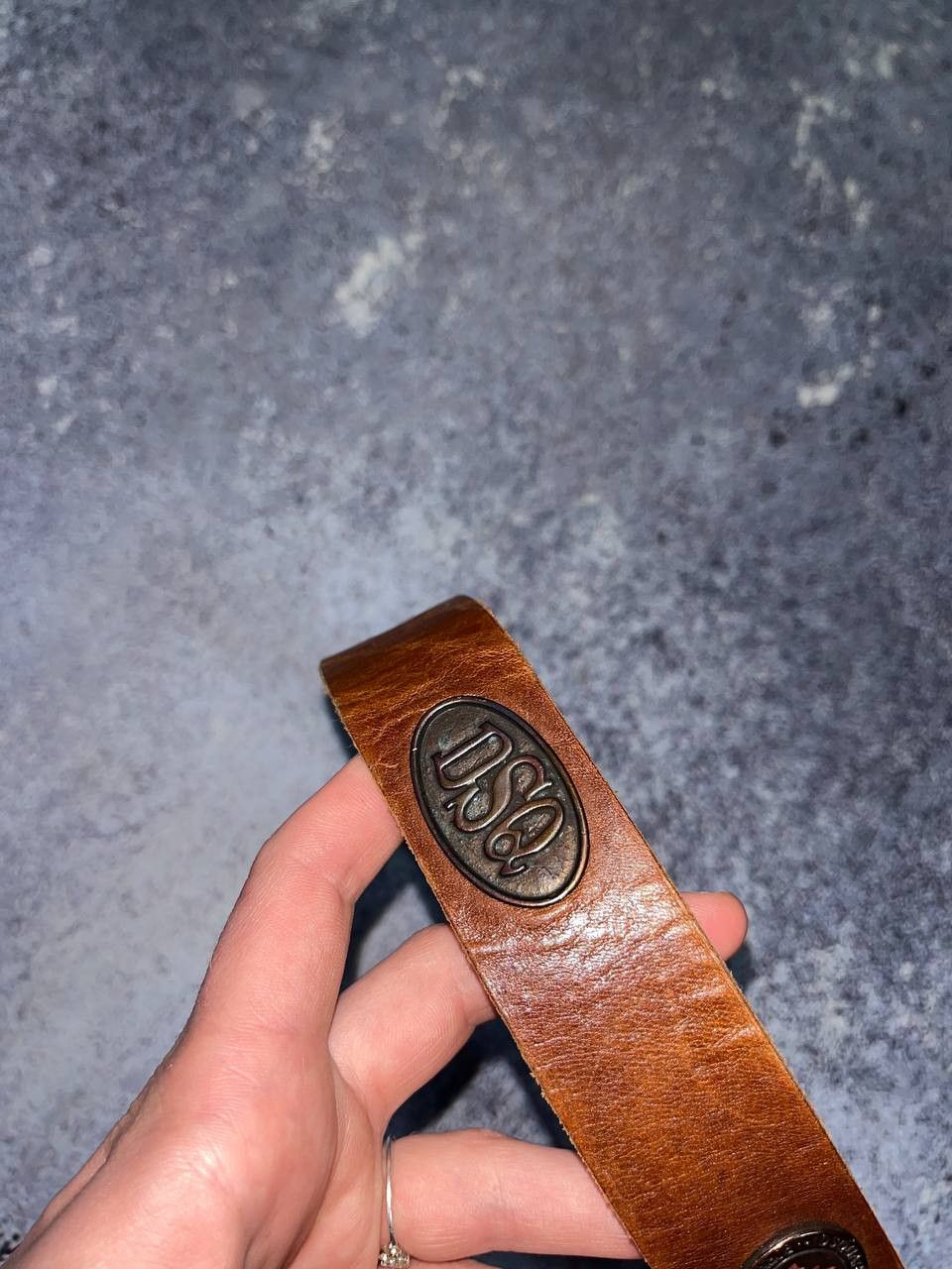 Dsquared2 Vintage Style Dsquared2 Leather Belt Streetwear Multi LoGo Size ONE SIZE - 4 Thumbnail