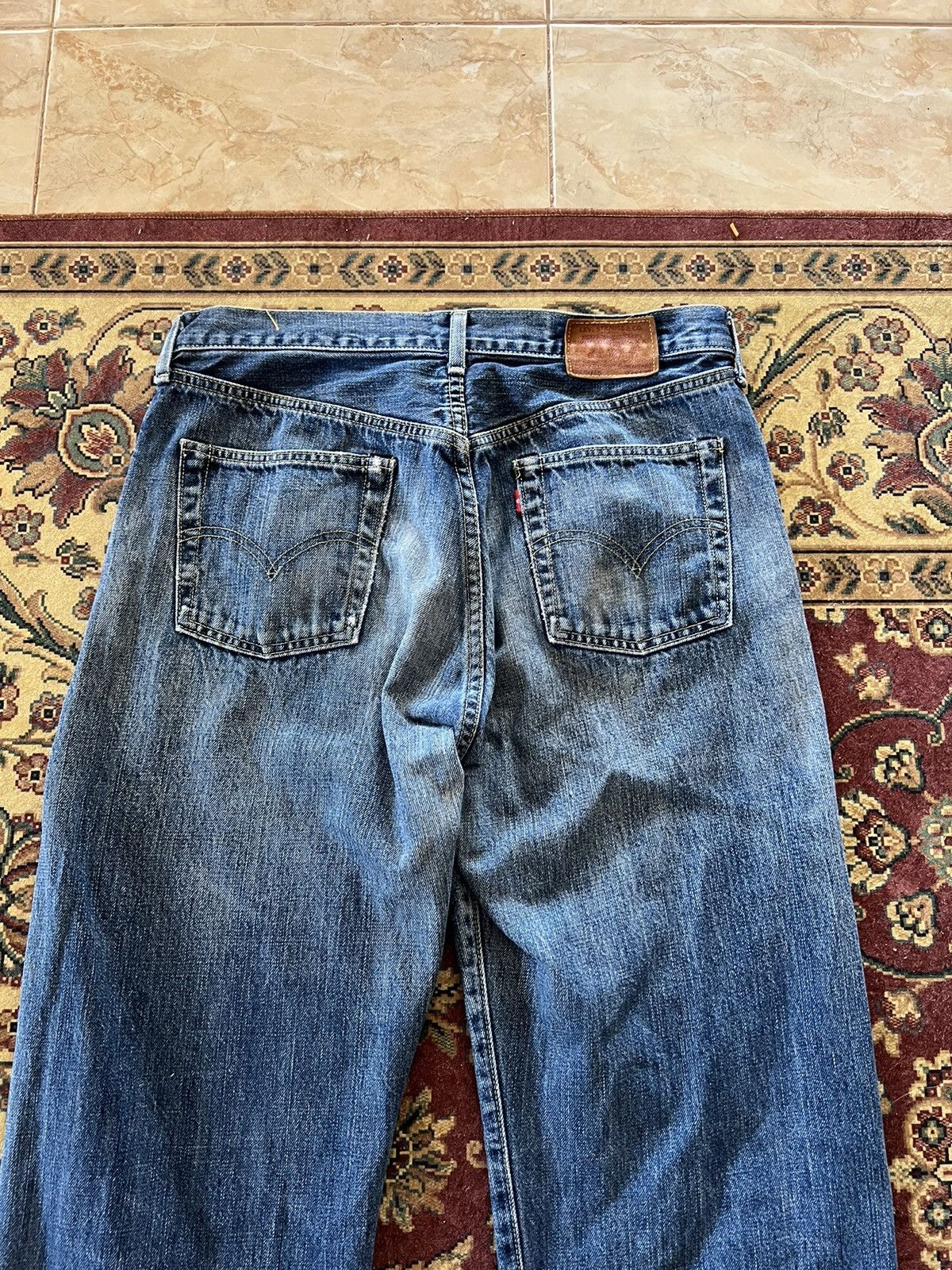 Levi's × Levi's Vintage Clothing VINTAGE LEVIS 503B BIG E SELVEDGE DISTRESSED JEANS Size US 32 / EU 48 - 9 Thumbnail
