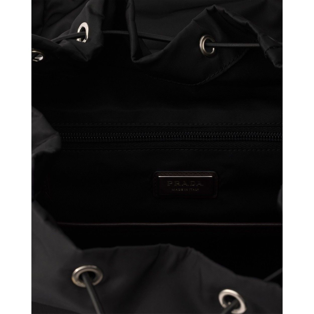 Prada PRADA $4300 Speedrock Re-Nylon/Leather Black backpack New & Size ONE SIZE - 4 Thumbnail