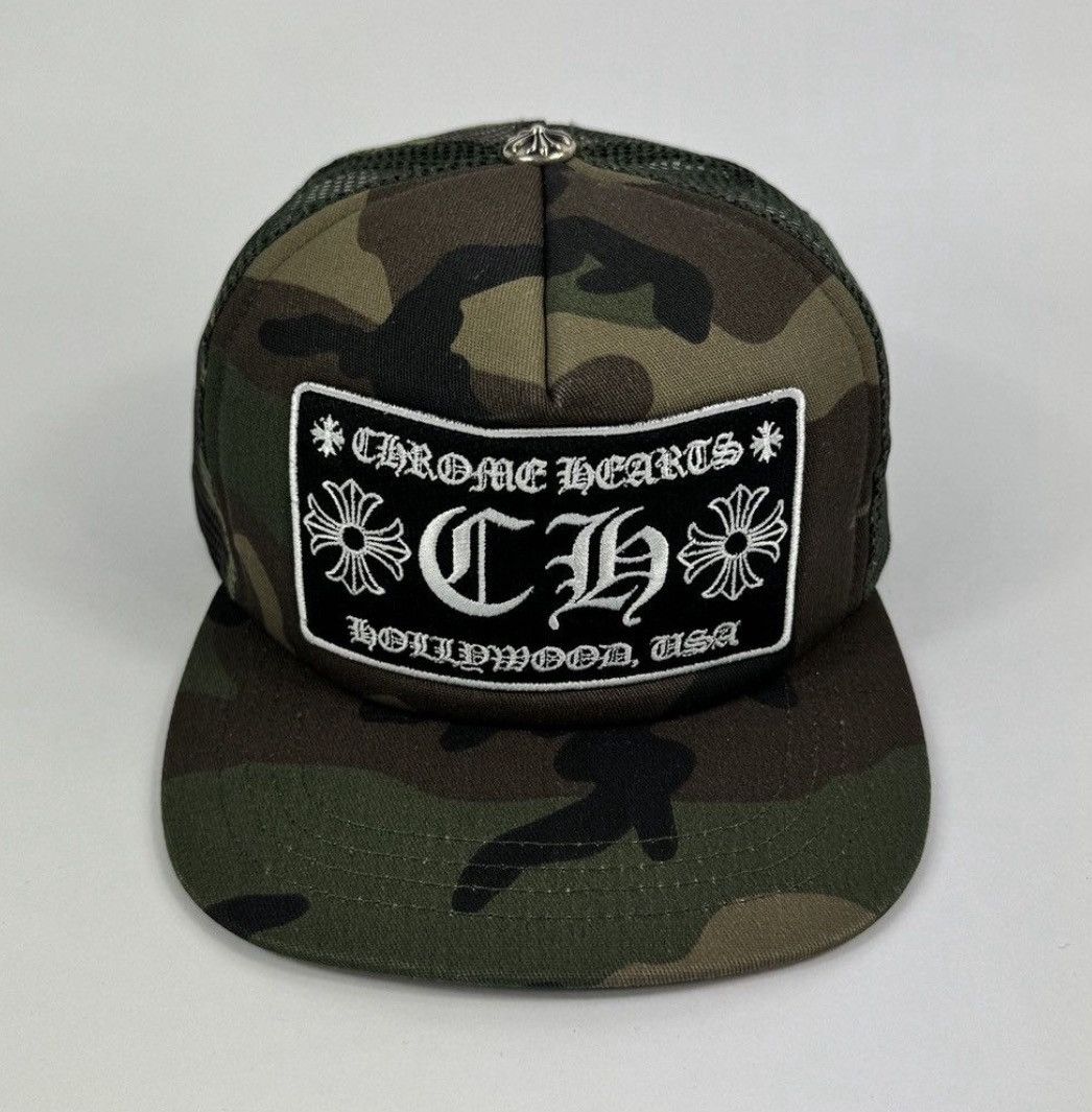 Chrome Hearts LOGO CAMO TRUCKER CAP Size ONE SIZE - 1 Thumbnail