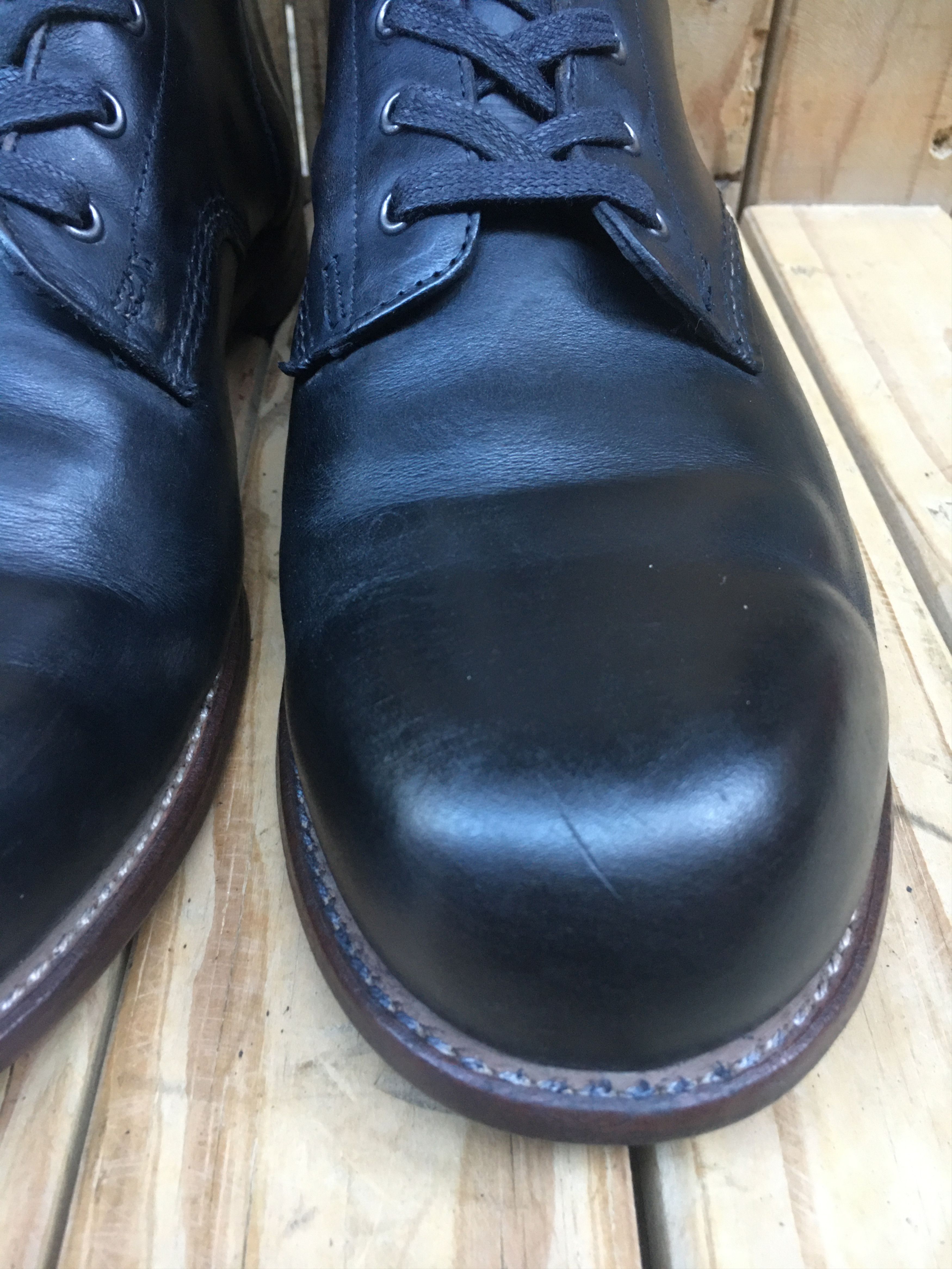 wolverine 1000 miles black leather boots sz US 12 D
