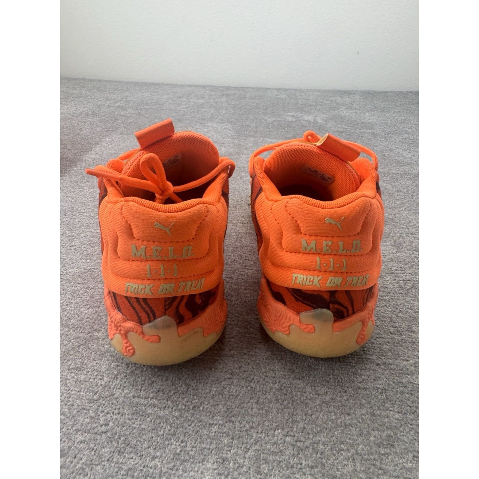 Puma PUMA MB.03 Lamelo Ball Halloween Men Size 7 311176-01 Not From Here Shoes Sneaker Athletic Orange Mid Top US 7 EU 39 UK 6 Vintage No Mens Size US 6 / EU 39 - 5 Thumbnail
