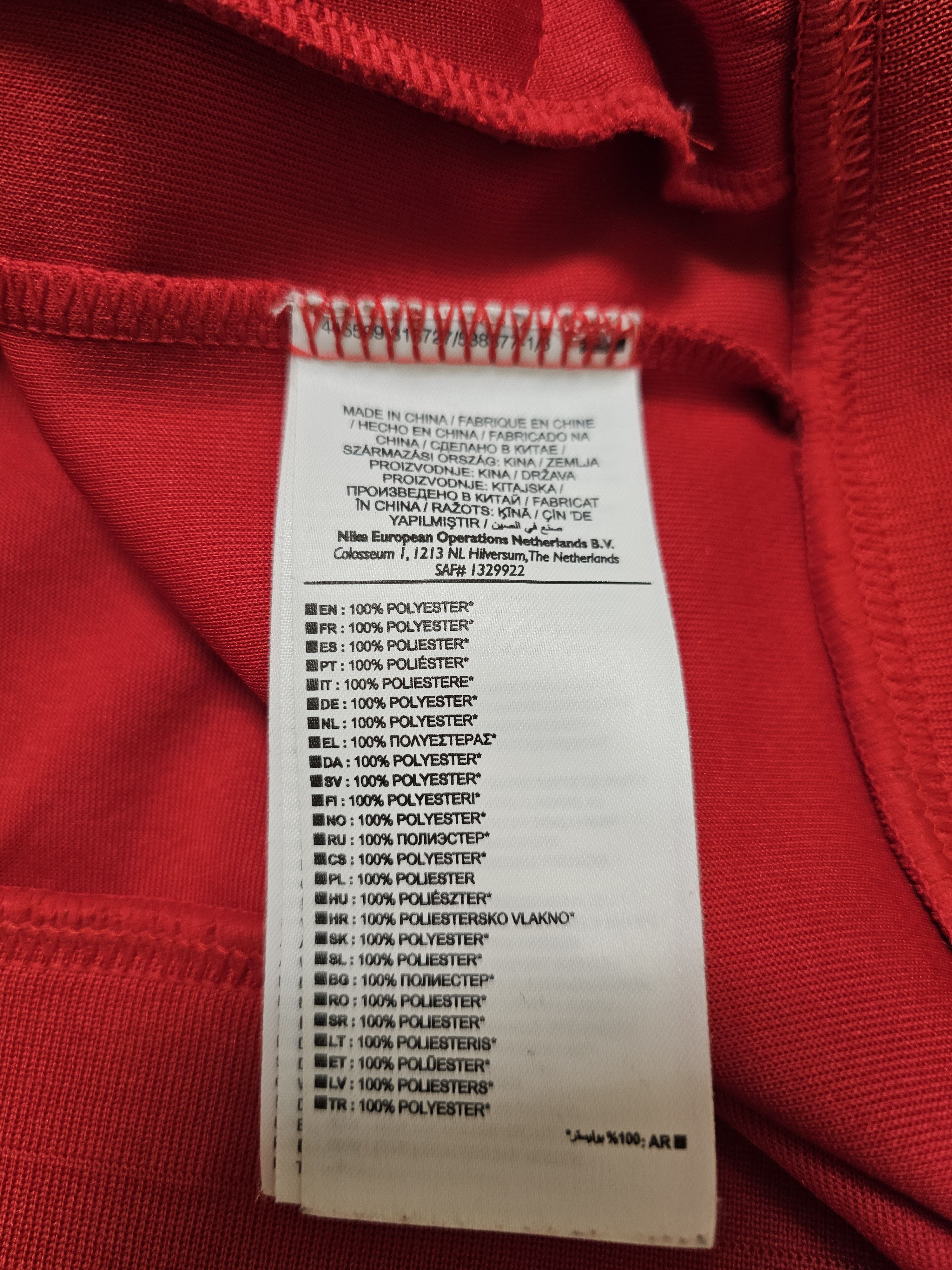 Nike × Vintage MANCHESTER UNITED 2012 JACKET FOOTBALL JACKET SOCCER ZIP Size US M / EU 48-50 / 2 - 8 Thumbnail
