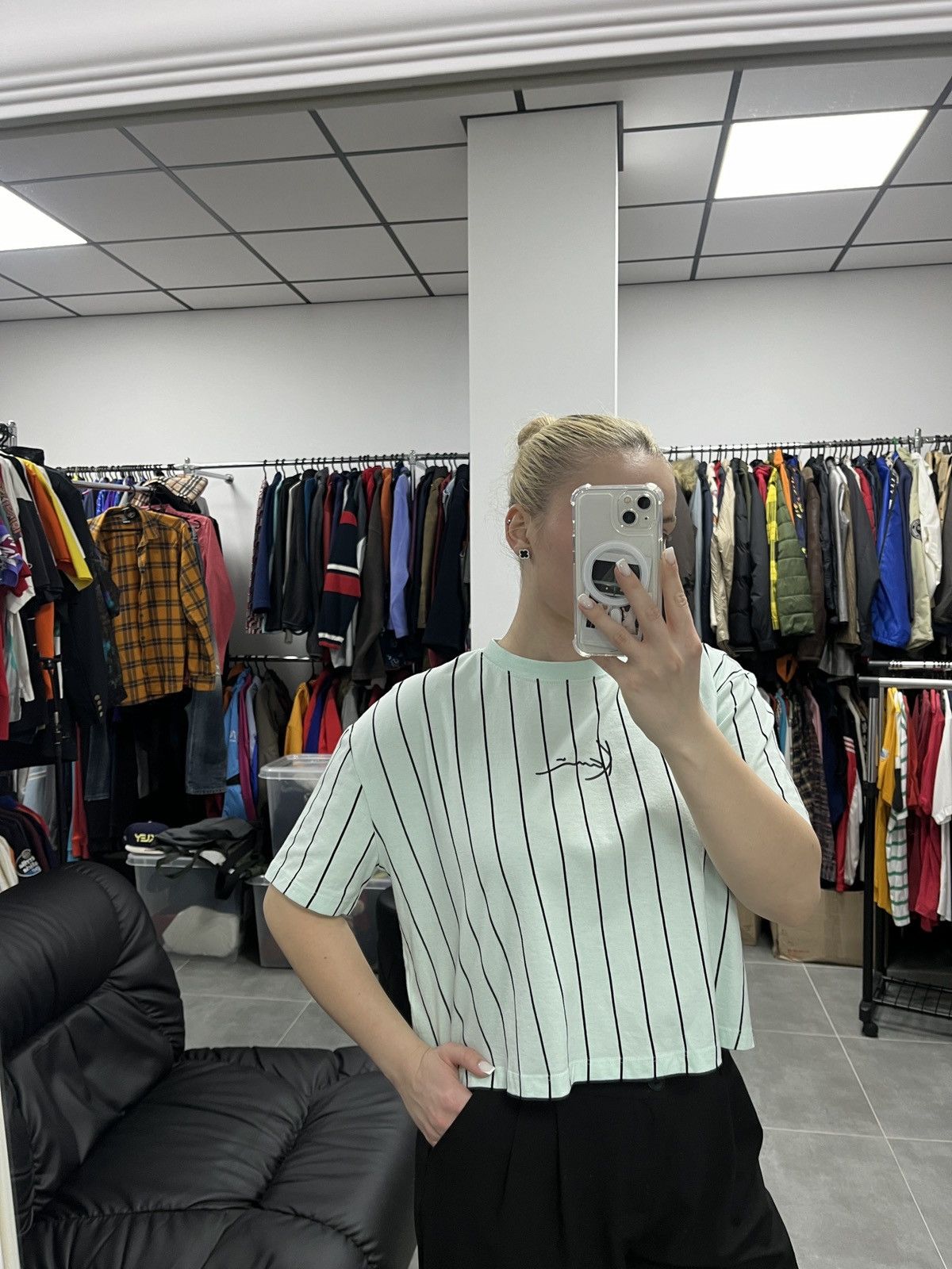 Karl Kani Karl Kani Women Crop Top T-Shirt Size L Size L / US 10 / IT 46 - 2 Thumbnail