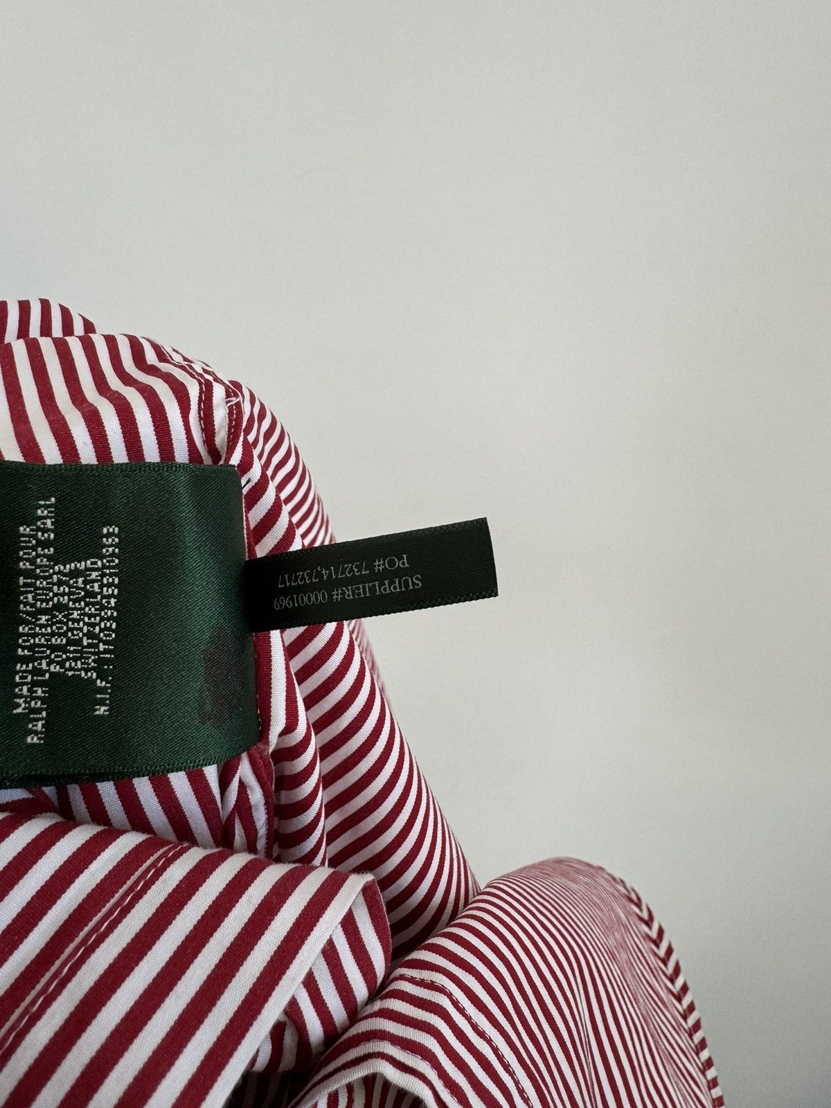 Lauren Ralph Lauren × Vintage Vintage Lauren Ralph Lauren Striped Long Sleeve Shirt Size XS / US 0-2 / IT 36-38 - 5 Thumbnail