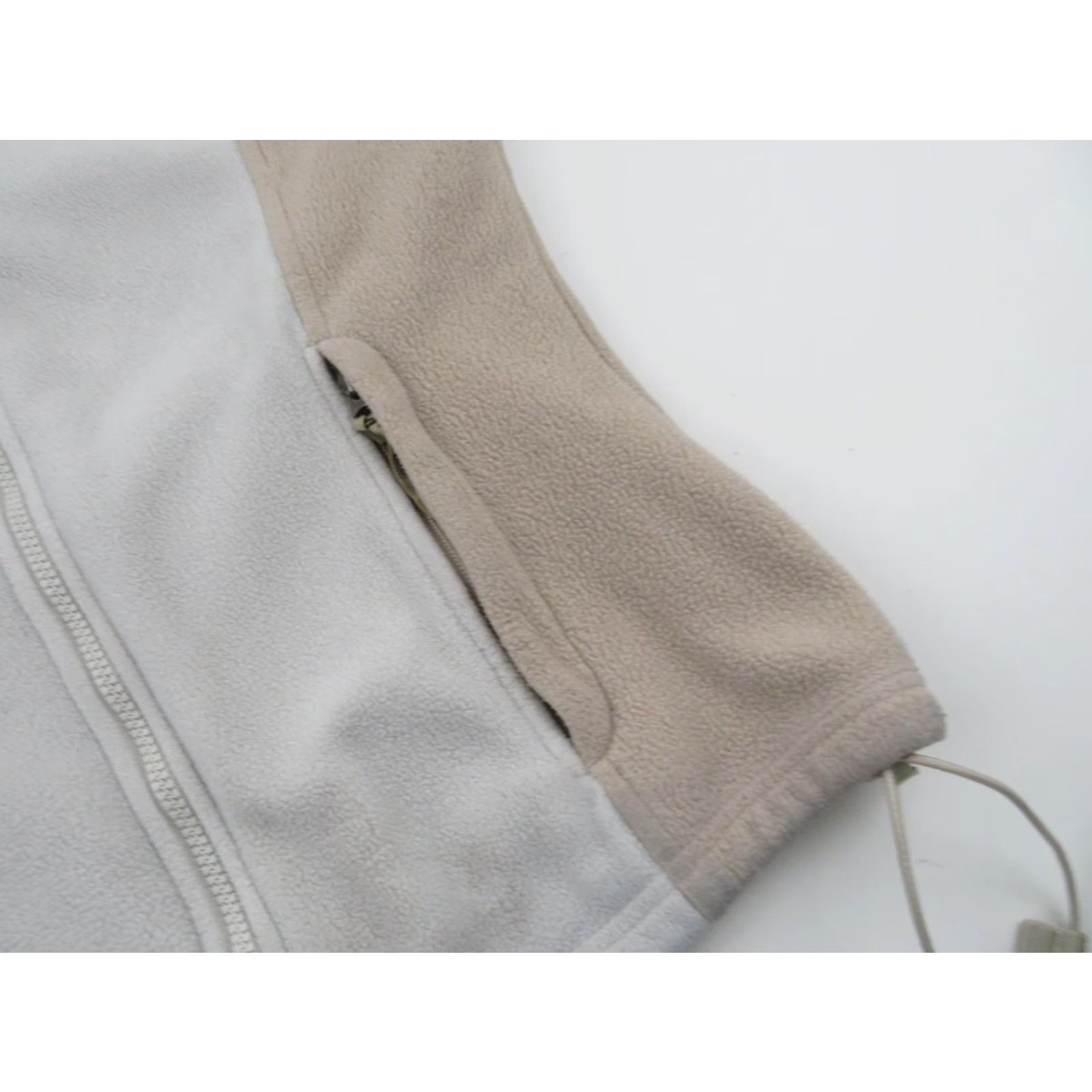 The North Face VINTAGE The North Face White Fleece Windbreaker Jacket Coat Womens M Beige Brown Jacket Size M / US 6-8 / IT 42-44 - 5 Thumbnail
