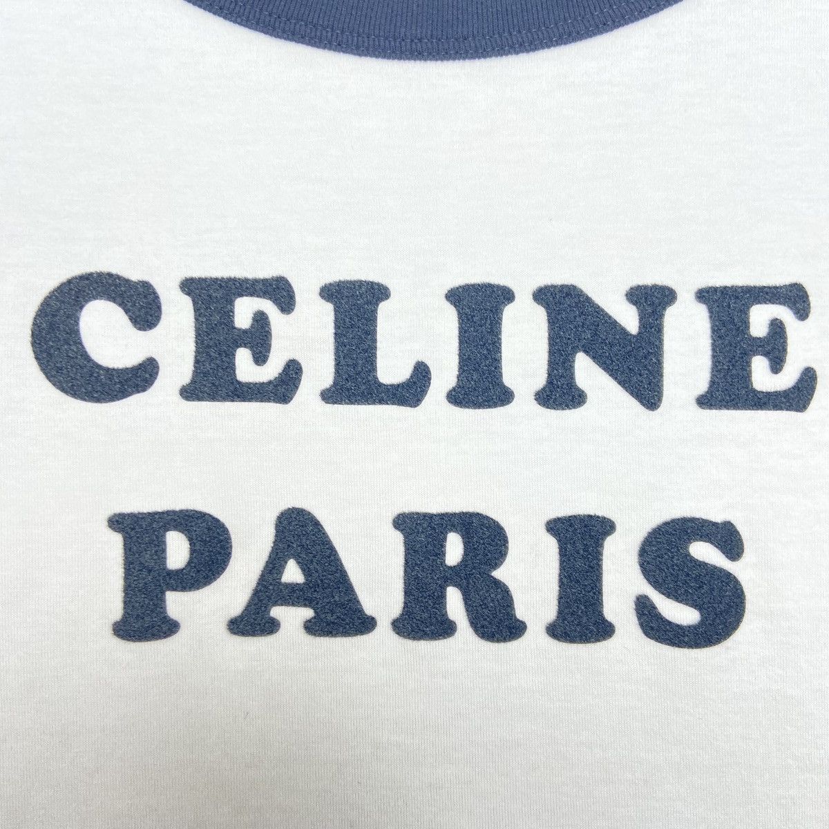 Celine CELINE Pullover Casual Cropped Short Sleeve Top K26WX Size S / US 4 / IT 40 - 5 Thumbnail