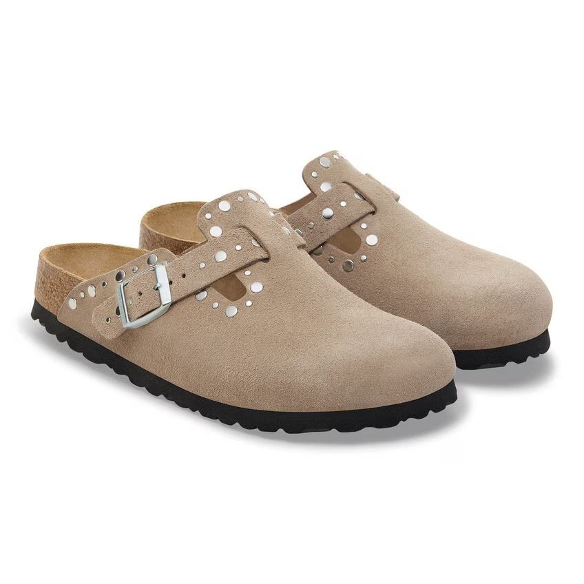 Birkenstock Birkenstock Boston Rivets Taupe 1030437 US 8 EU 41 Size US 8 / EU 41 - 4 Thumbnail