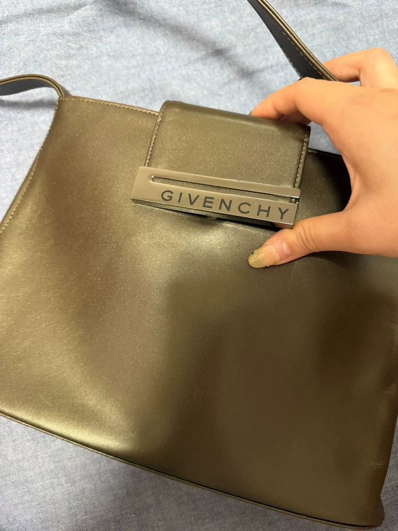 Givenchy Givenchy Ink Green Underarm Bag Size ONE SIZE - 3 Thumbnail