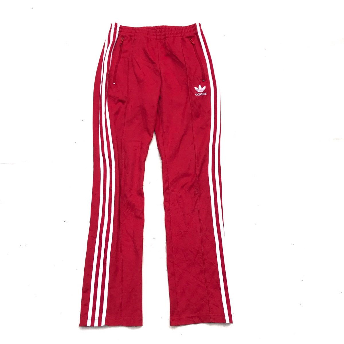 Adidas × Vintage Adidas Vintage Europe Euro Trackpants Tracktop pants Red Size US 32 / EU 48 - 2 Thumbnail