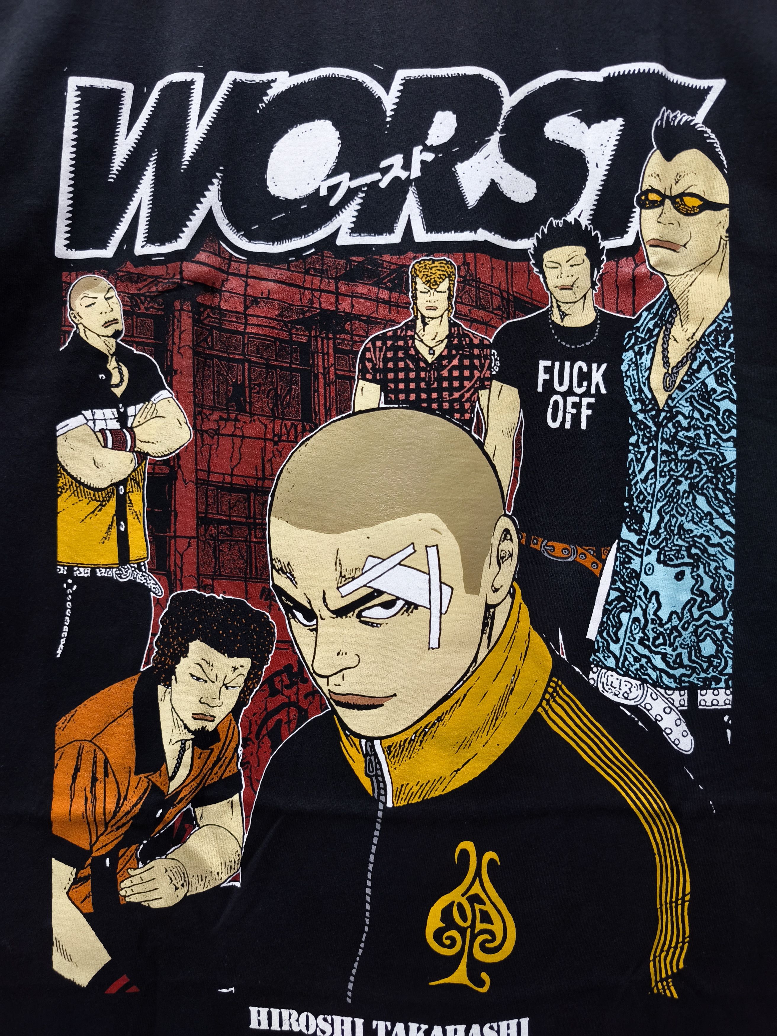 Anime Worst Crows Suzuran Strongest Alliance Hana-Gumi T-shirt Size US XL / EU 56 / 4 - 2 Thumbnail