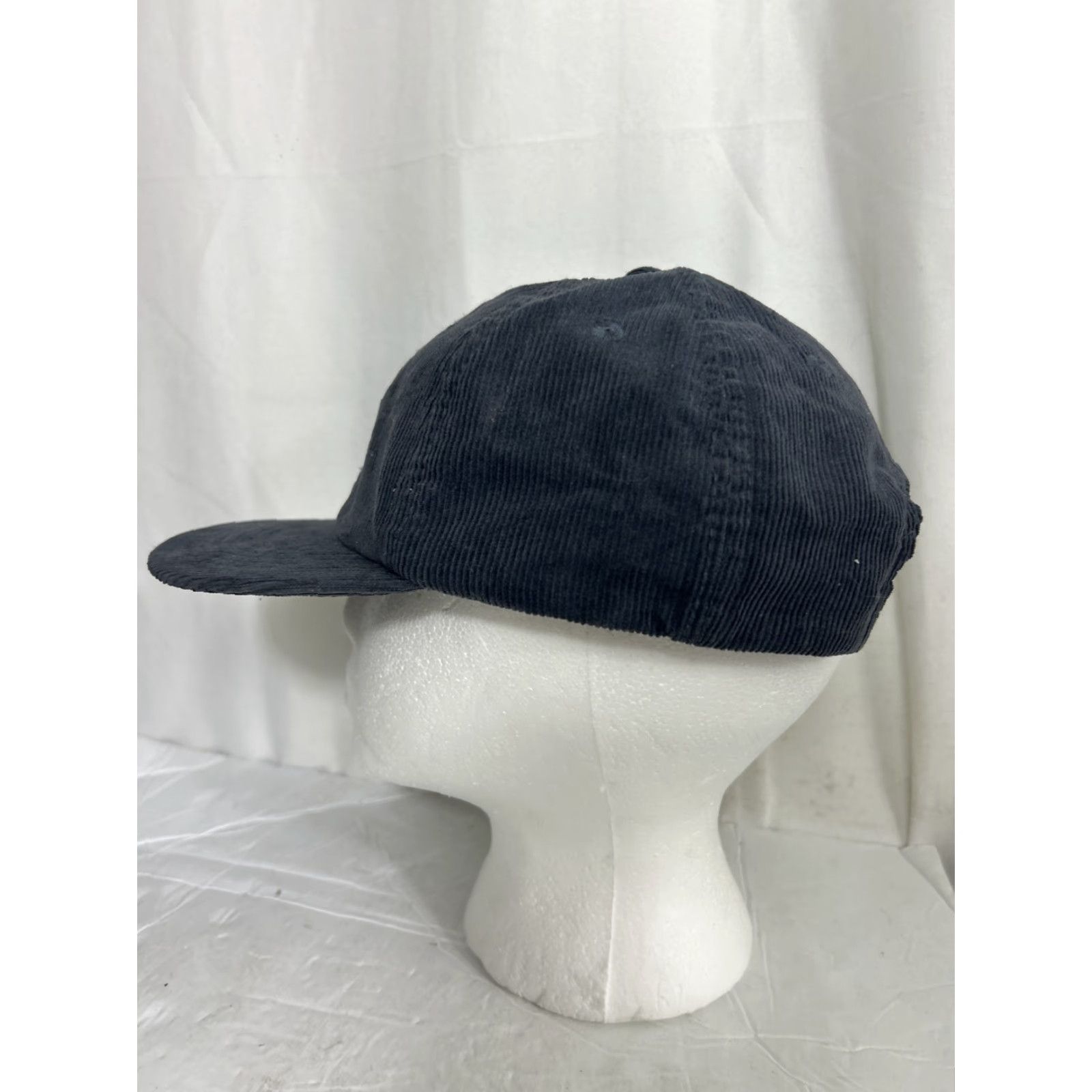 Port Authority Mr. Zips Gray Corduroy Baseball Cap One Size Adjustable SnapBack 420 Joint Roll Mens Size ONE SIZE - 6 Thumbnail