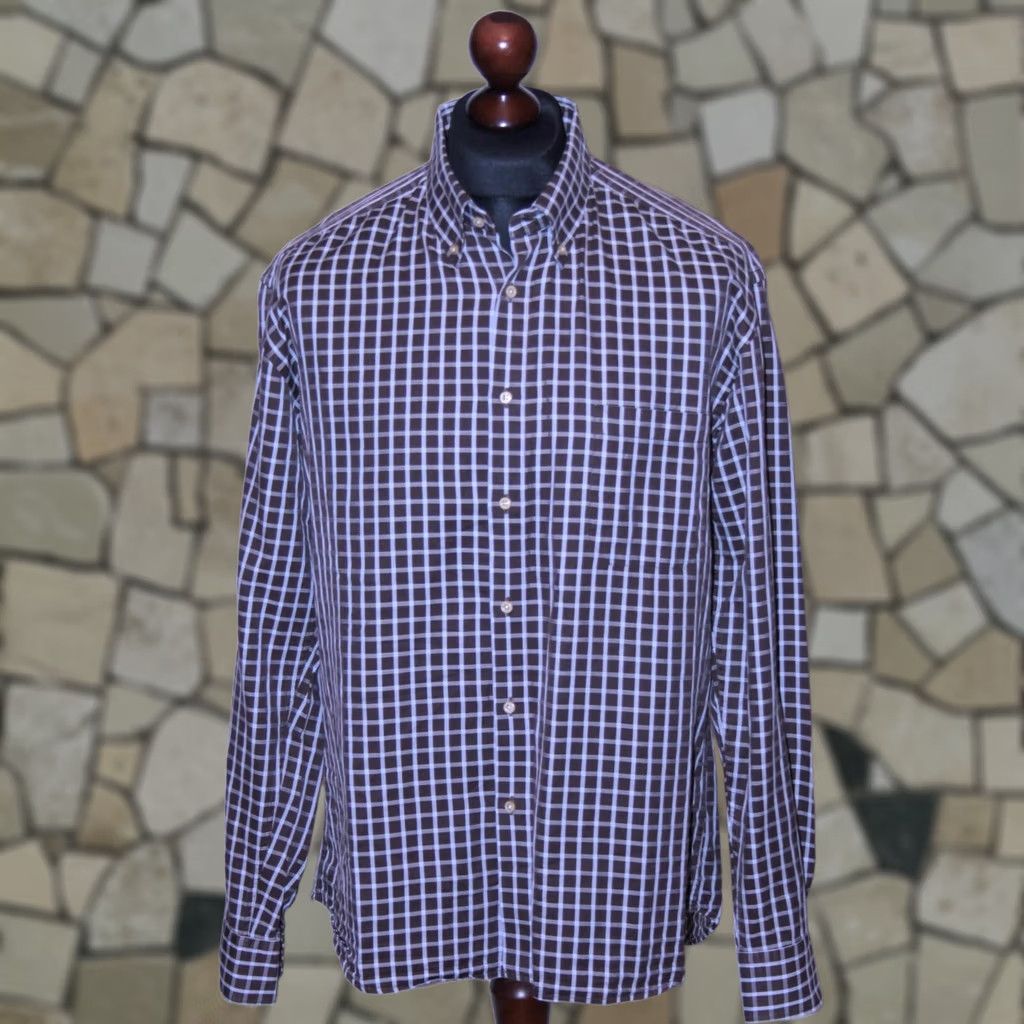 Vintage Stenstroms Mens Shirt Size 43 Twofold Super Cotton Size US XL / EU 56 / 4 - 1 Thumbnail
