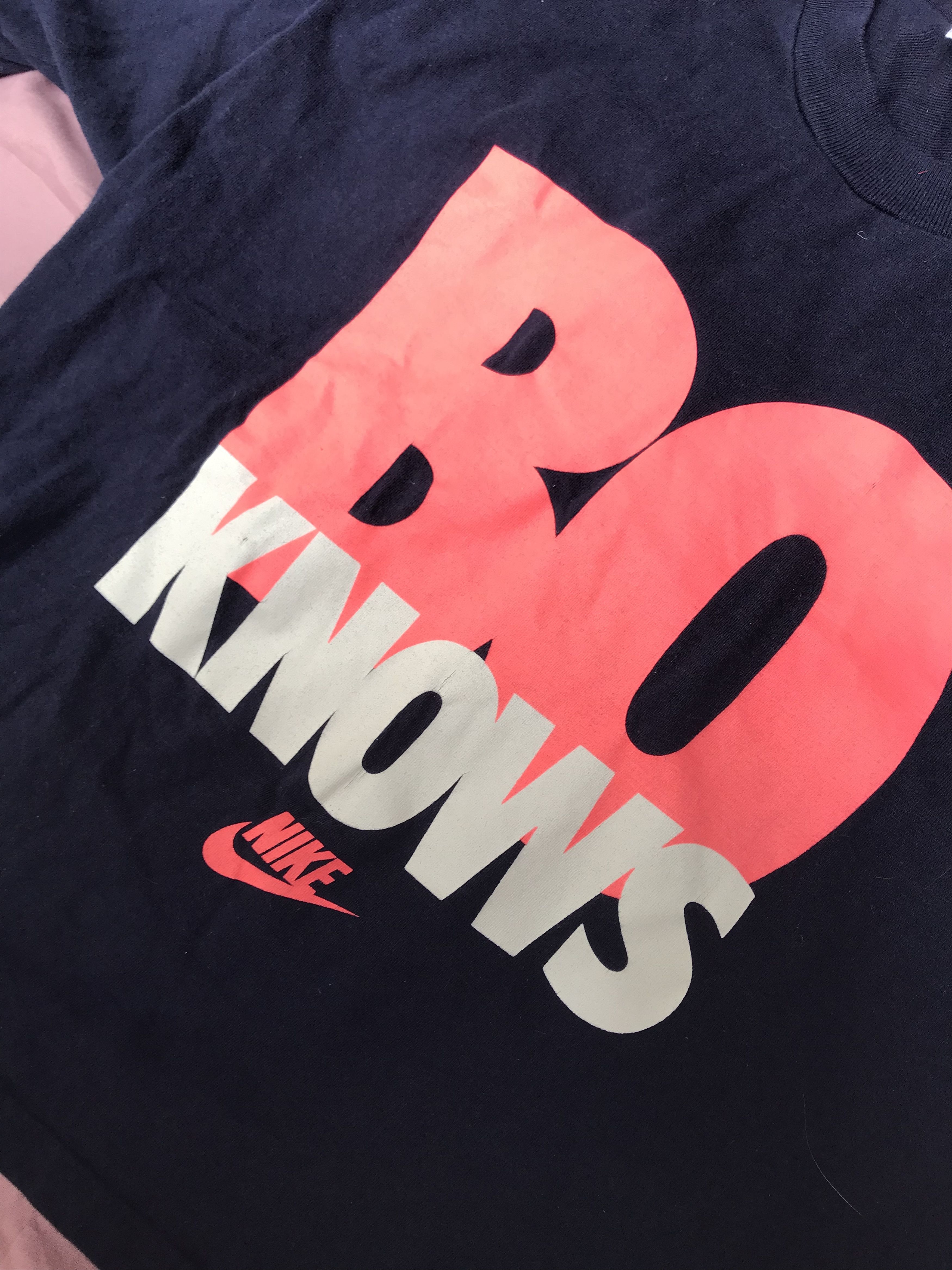 Nike NIKE VINTAGE SINGLE STITCH MADE IN USA BO KNOWS Size US S / EU 44-46 / 1 - 5 Thumbnail