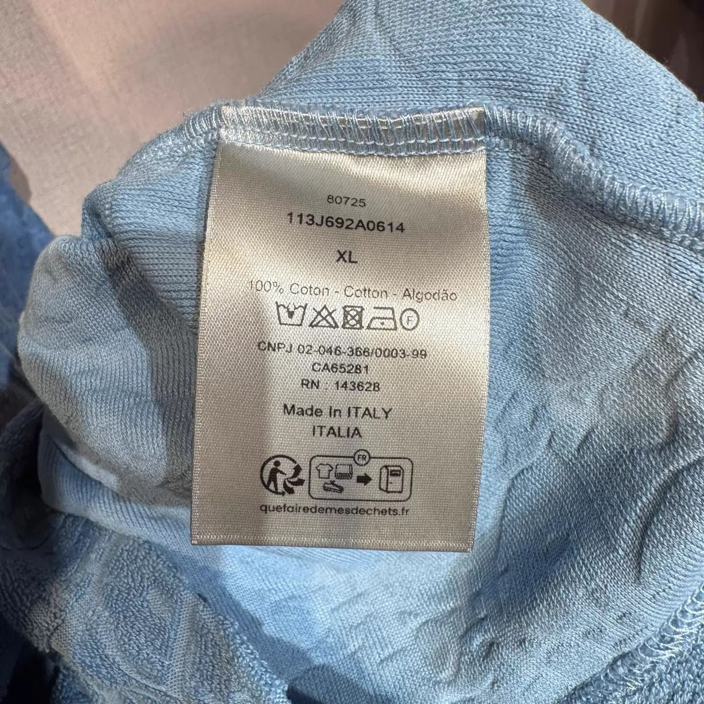 Dior Dior Oblique Blue Print T-shirt XL Size US XL / EU 56 / 4 - 5 Thumbnail