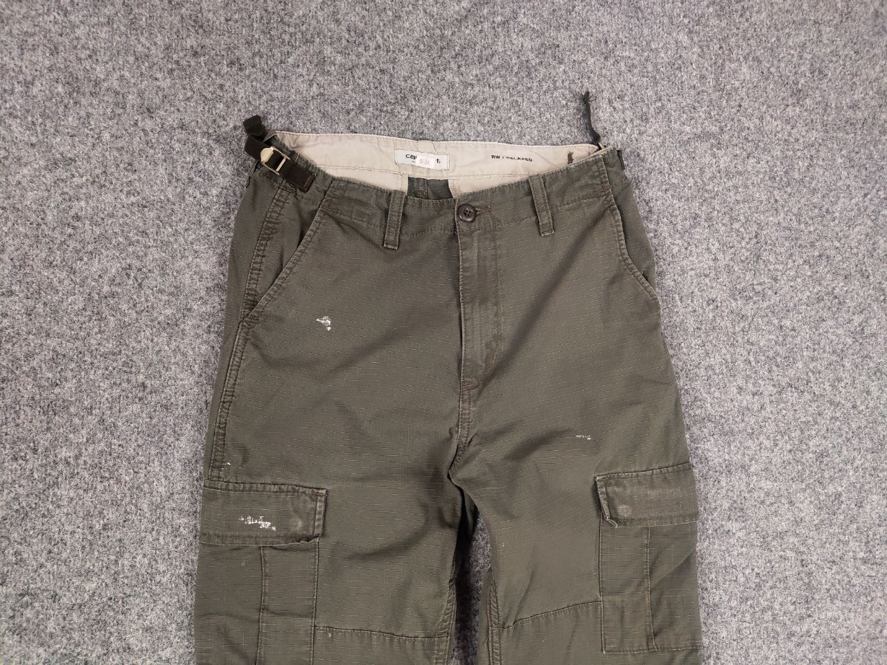 Carhartt Vintage 90's Carhartt Aventura Distressed Olive Cargo Pants Size US 28 / EU 44 - 9 Thumbnail