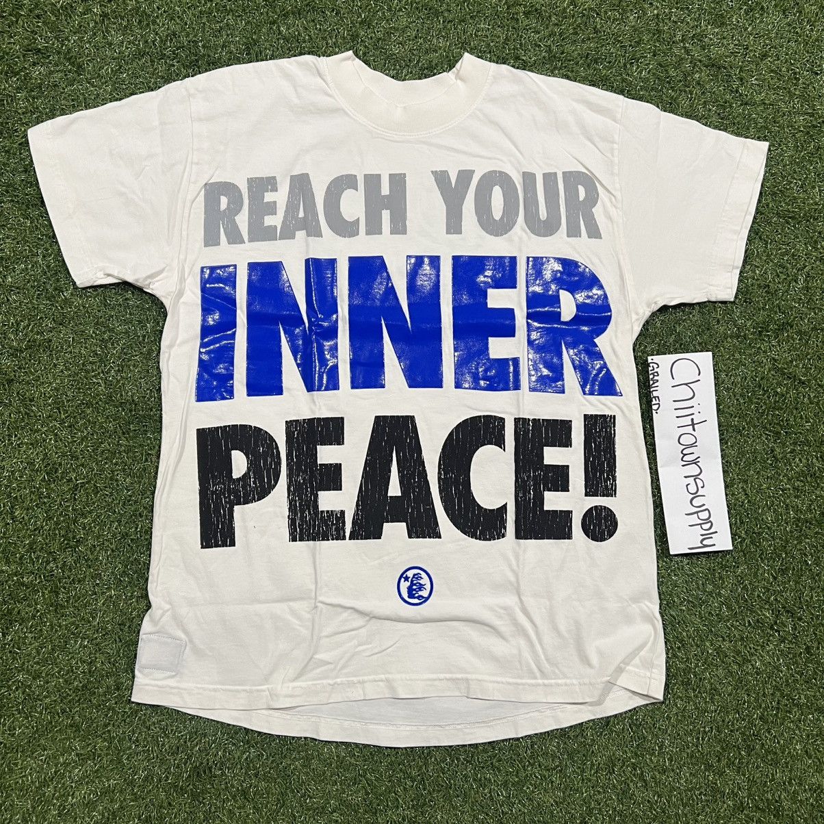 HELLSTAR Hellstar Inner Peace White/Blue Tee Size XS Size US XS / EU 42 / 0 - 2 Thumbnail