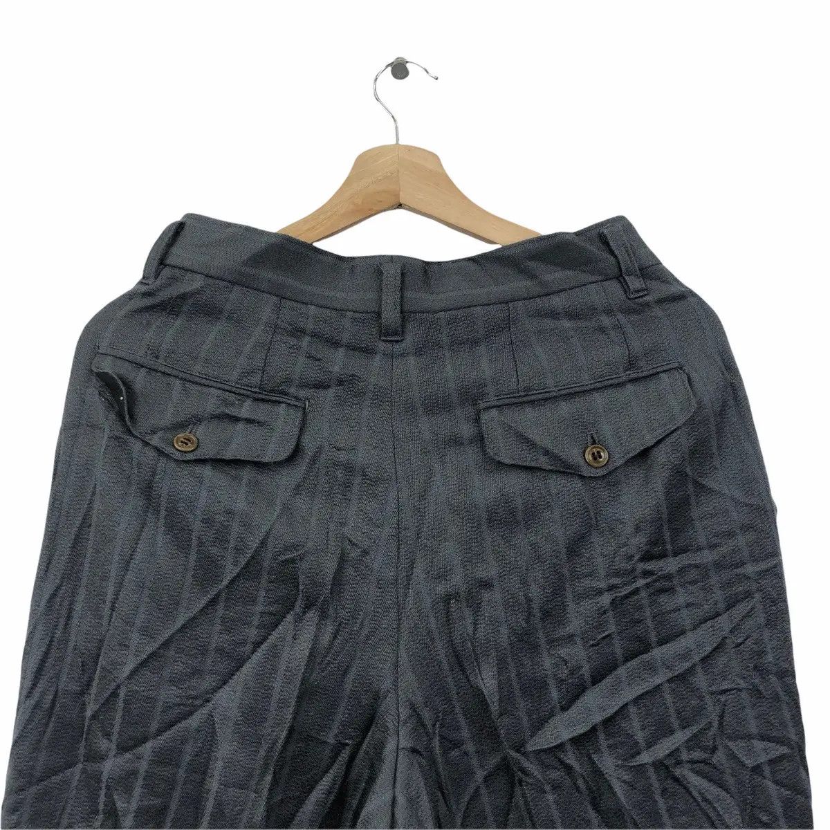 Japanese Brand MASAYUKI ABO Pour Homme Made In Japan Striped Casual Pant Size US 30 / EU 46 - 4 Thumbnail