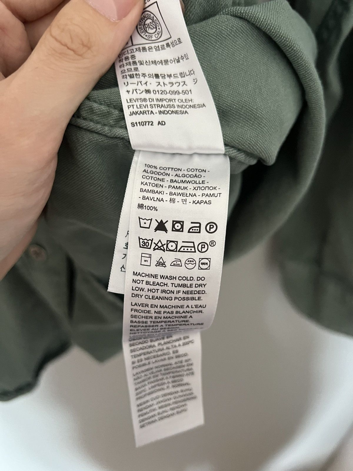 Levi's Levi’s Auburn worker(olive) shirt , M, relaxed fit Size US M / EU 48-50 / 2 - 8 Thumbnail