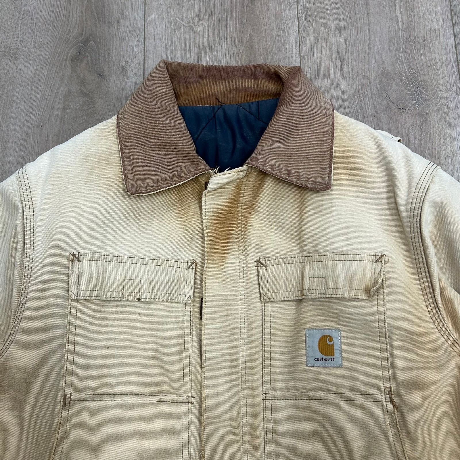 Carhartt Vintage Carhartt Quilt Lined Duck Canvas Chore Jacket XL Size US XL / EU 56 / 4 - 2 Thumbnail