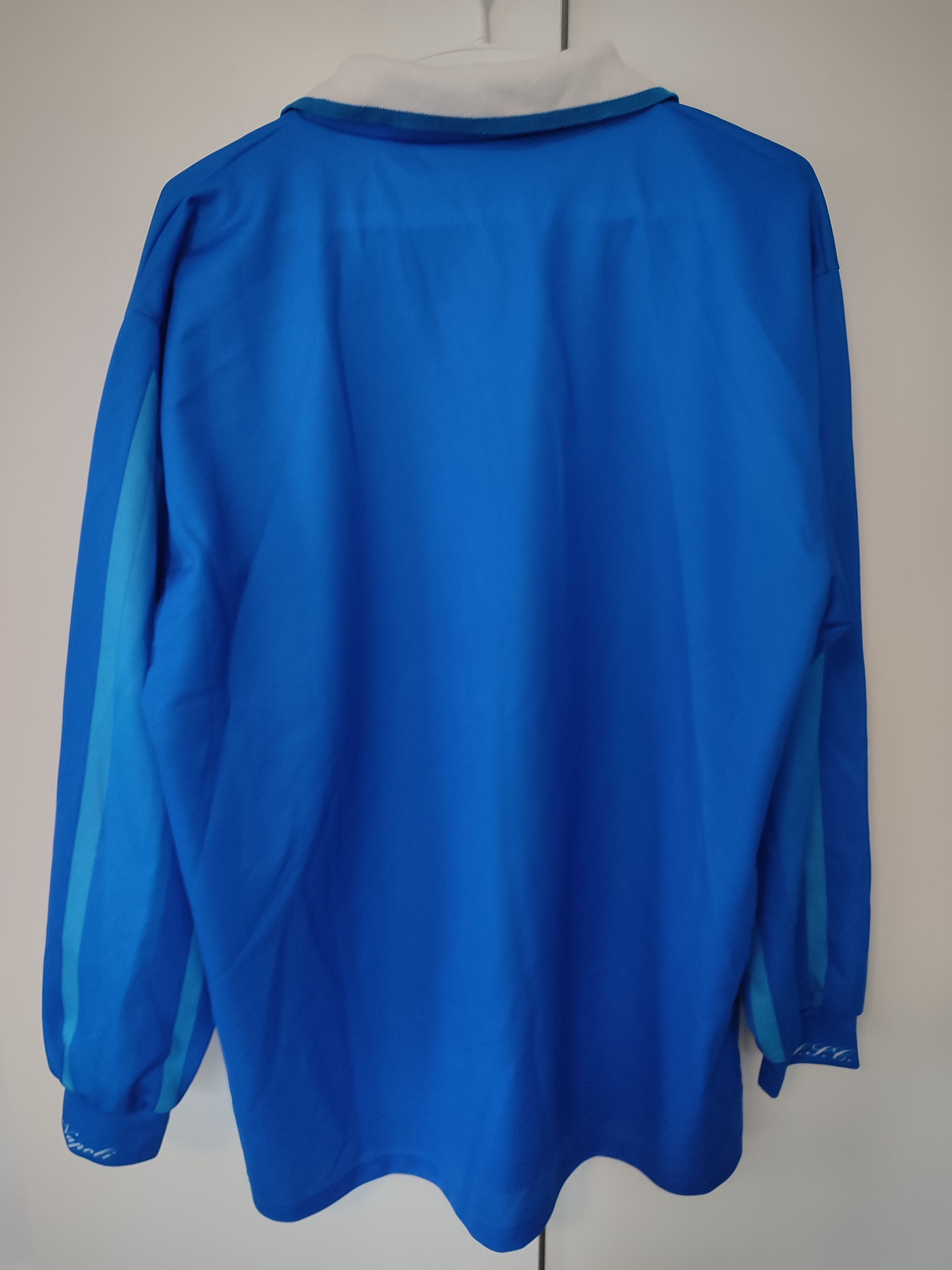 Lotto Sport Vintage Lotto SSC NAPOLI 1996-1997 Long Sleeve Home FOOTBALL Size US L / EU 52-54 / 3 - 15 Thumbnail