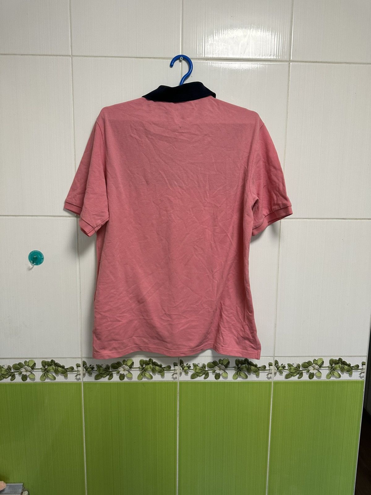 Yves Saint Laurent YSL Yves Saint Laurent Spellout Logo Navy Pink M Polo Shirt Size US M / EU 48-50 / 2 - 8 Thumbnail