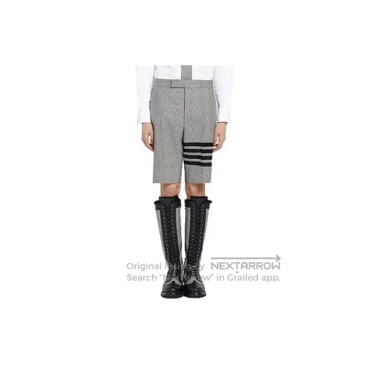 Thom Browne Thom Browne Men's Black and White Wool Shorts. Size US 32 / EU 48 - 1 Thumbnail