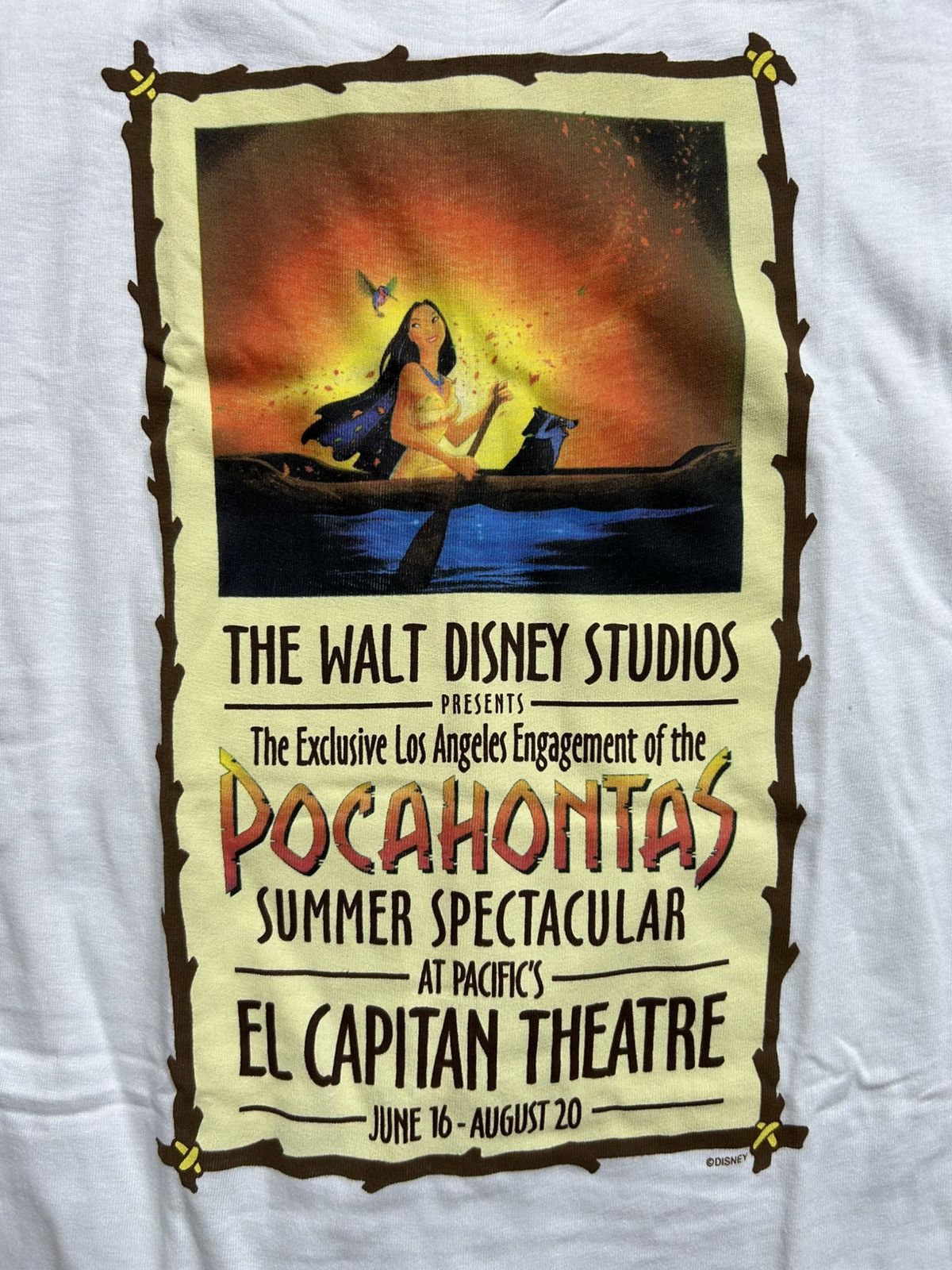 Vintage Vintage 90s Disney Pocahontas Movie Promo Tee Single Stitch Size US XL / EU 56 / 4 - 2 Thumbnail