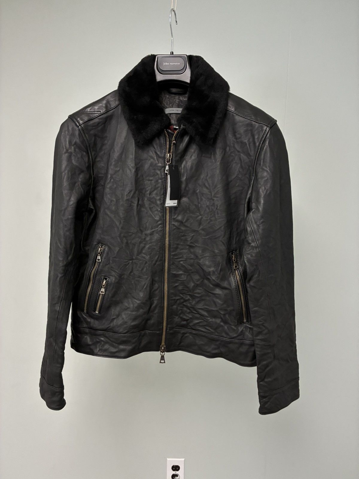 John Varvatos Sant Leather Jacket EU 48 USA 38 Size US M / EU 48-50 / 2 - 17 Thumbnail