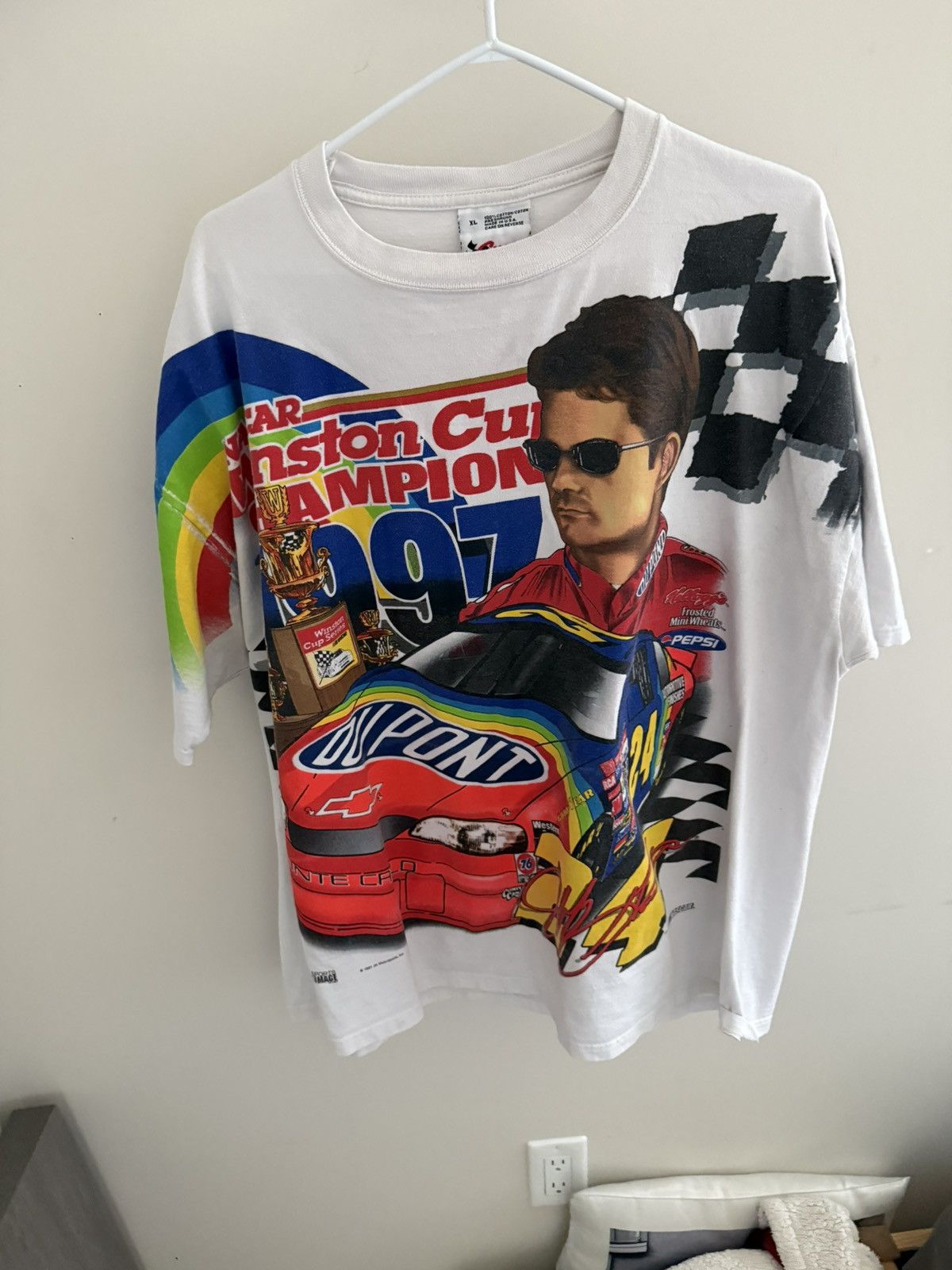 Chase Authentics Vintage NASCAR AOP Vintage Shirt Size US XL / EU 56 / 4 - 1 Thumbnail
