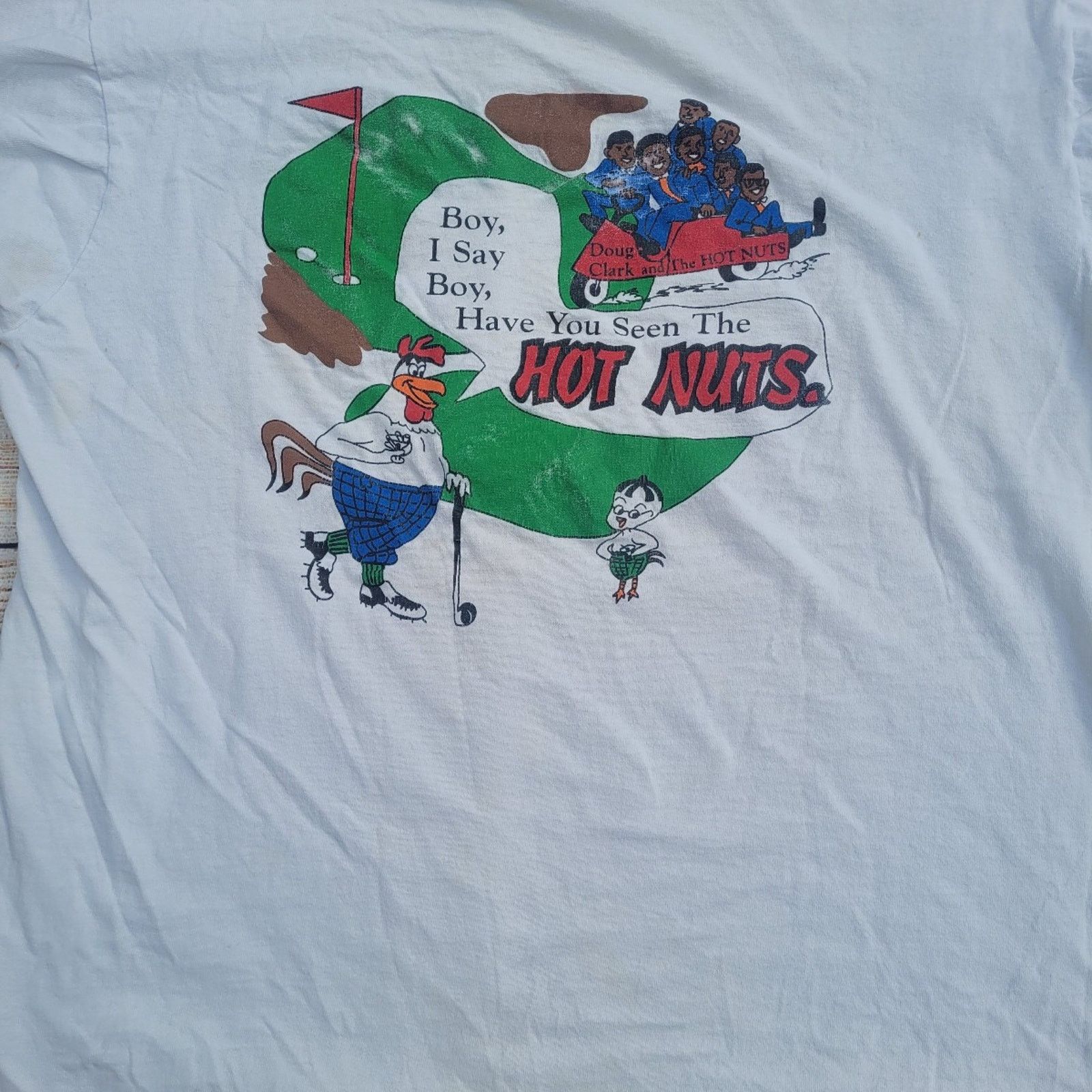 Band Tees × Vintage Vintage Doug Clark and the Hot Nuts band tee signed Size US XL / EU 56 / 4 - 4 Thumbnail