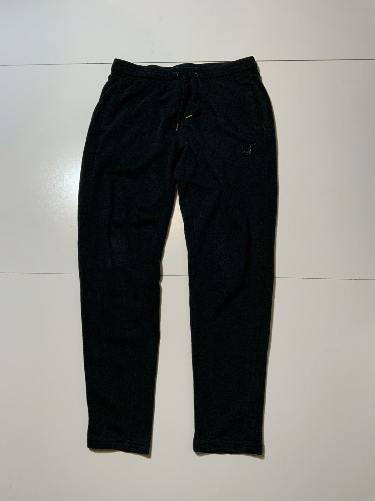 Puma Puma Clyde Walt Frazier Black Signature Tapered Sweatpants Size US 34 / EU 50 - 1 Thumbnail