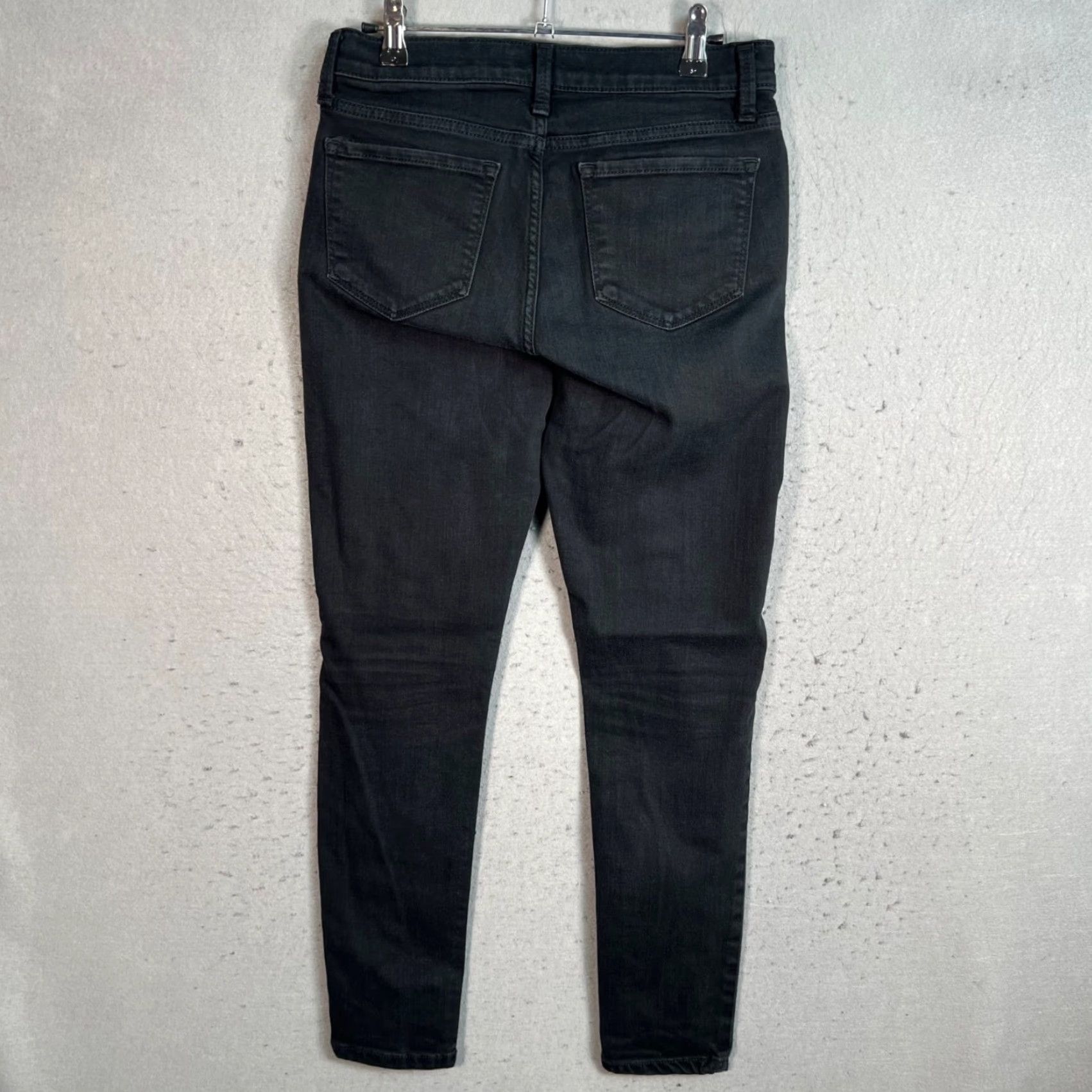 Banana Republic VINTAGE Banana Republic Jeans Skinny Denim Mid Rise Stretch Adult Womens 27/4 Black Womens Size 27" / US 4 / IT 40 - 2 Thumbnail