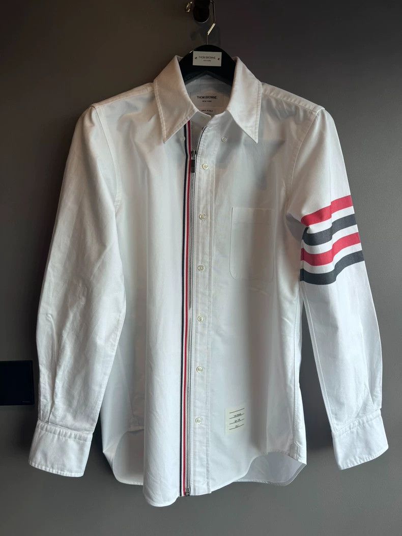 Thom Browne THOM BROWNE Rare Zippered Shirt 2502-Nextarrow Size US S / EU 44-46 / 1 - 3 Thumbnail
