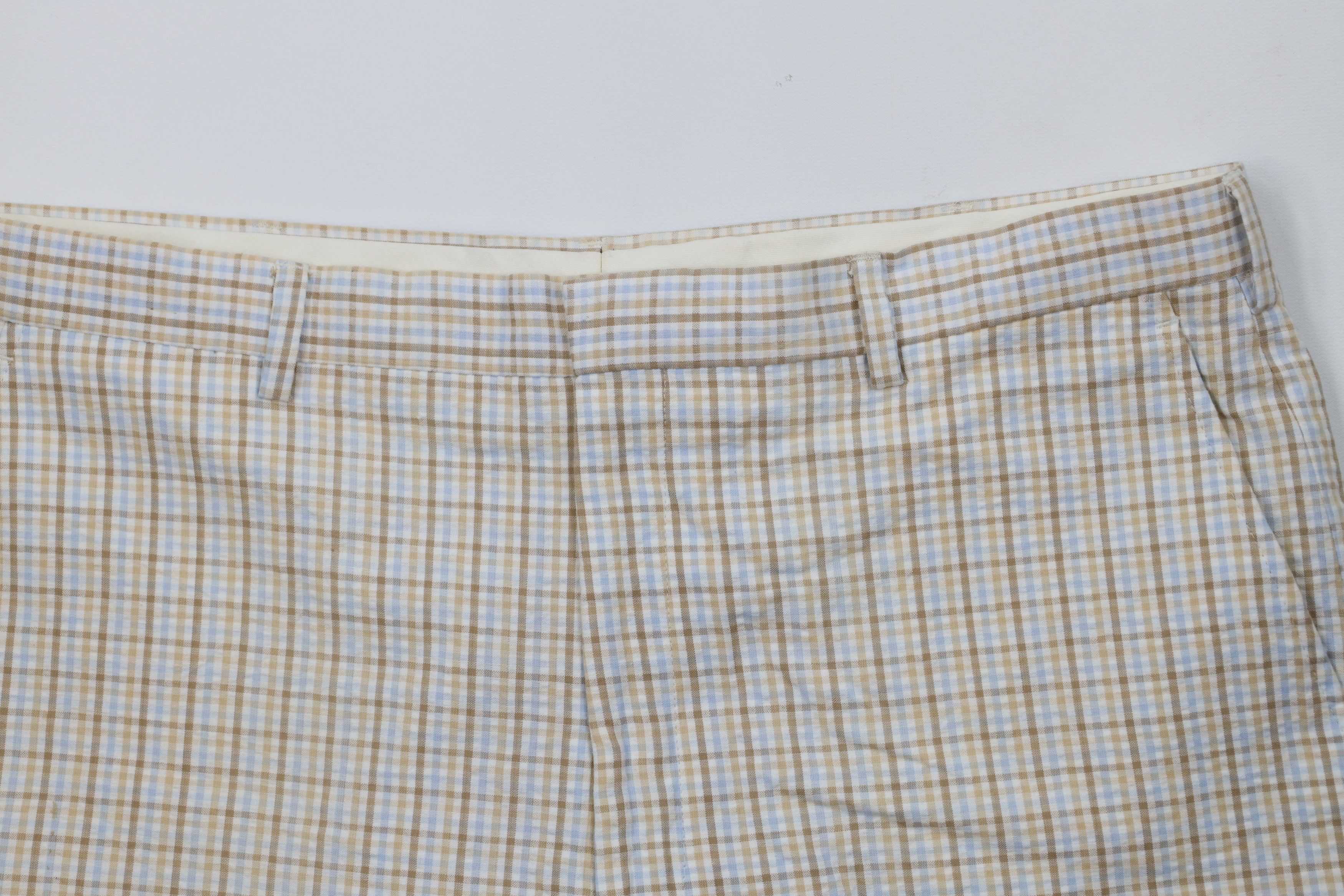 Vintage Vintage 90s Streetwear Sucker Above Knee Chino Shorts Plaid Size US 36 / EU 52 - 2 Thumbnail
