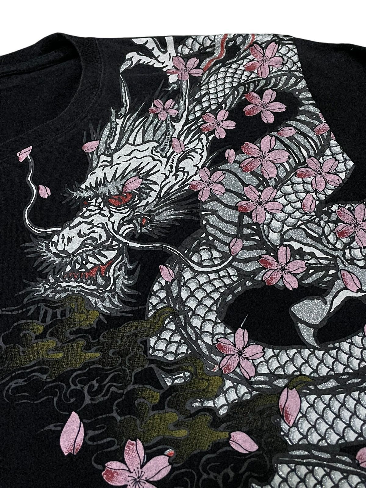 Hysteric Glamour × KMRii × Le Grande Bleu (L.G.B.) Cure All Japan Sukajan Dragon Spread Large Tattoo Yakuza Tee Size US XL / EU 56 / 4 - 4 Thumbnail