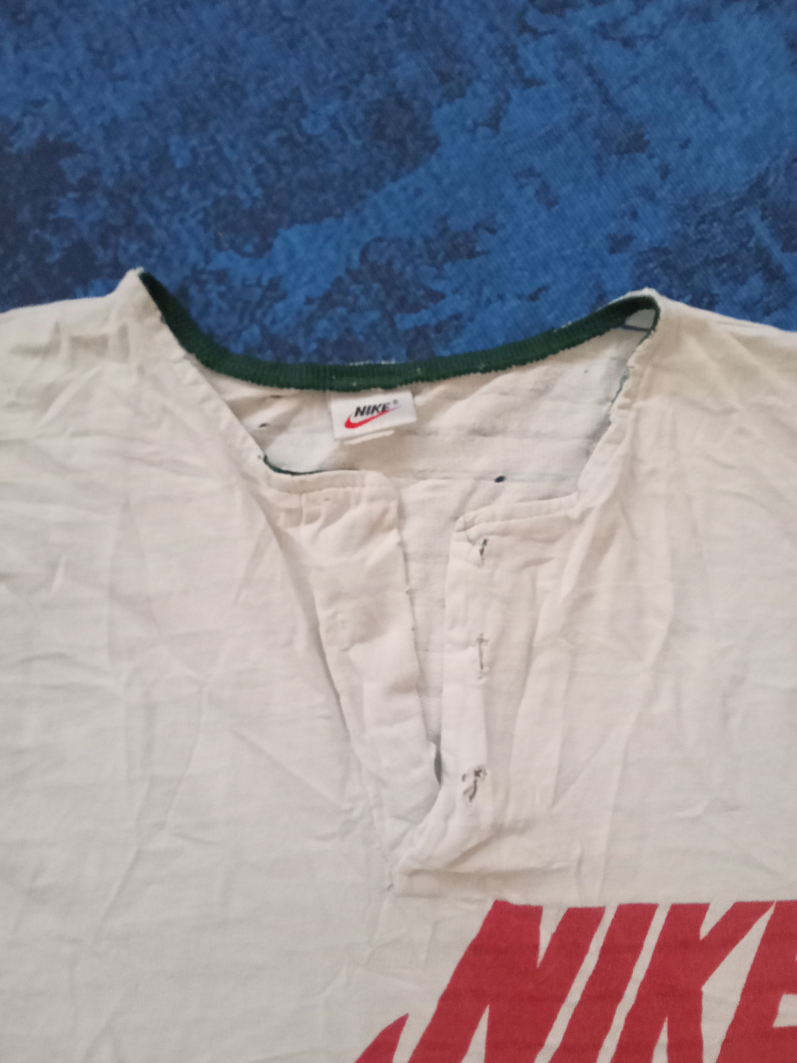 Cactus Plant Flea Market × Nike Nike x CPFM Distressed Oversized Henley Remake Tee Size US XL / EU 56 / 4 - 5 Thumbnail